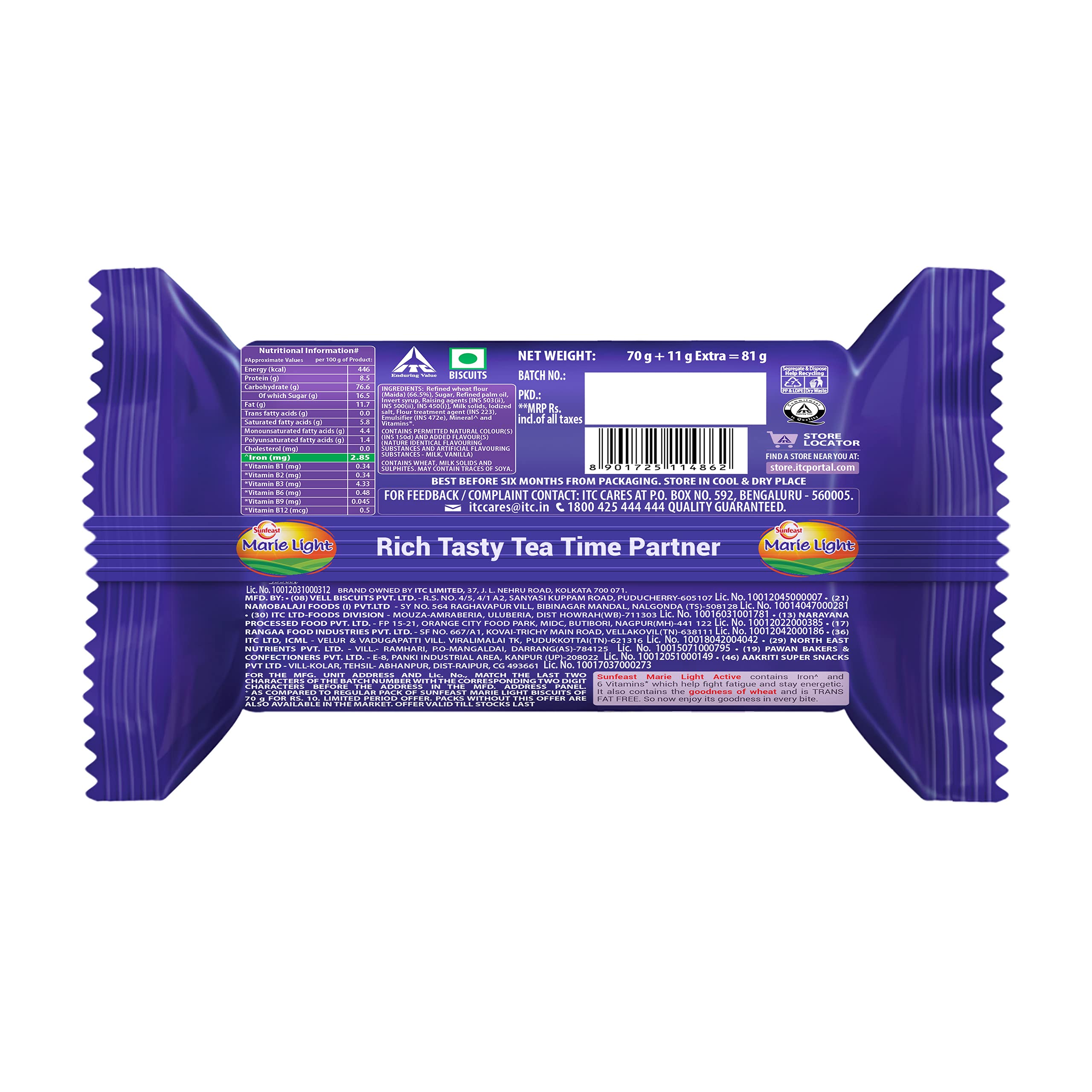 Sunfeast Marie Light Original, 85 g – view 2