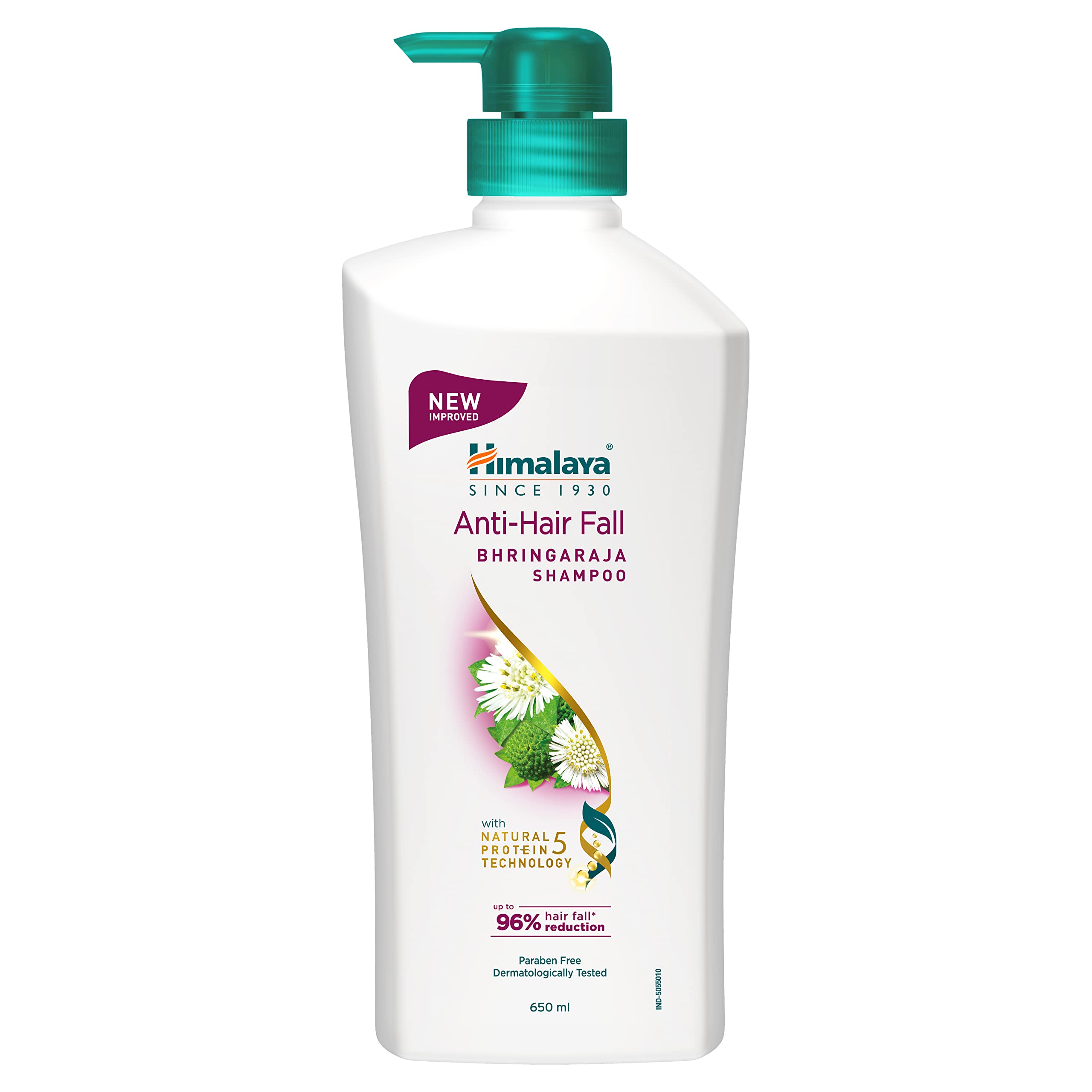 Himalaya anti hair fall shampoo bottle with Bhringaraja and Palasha