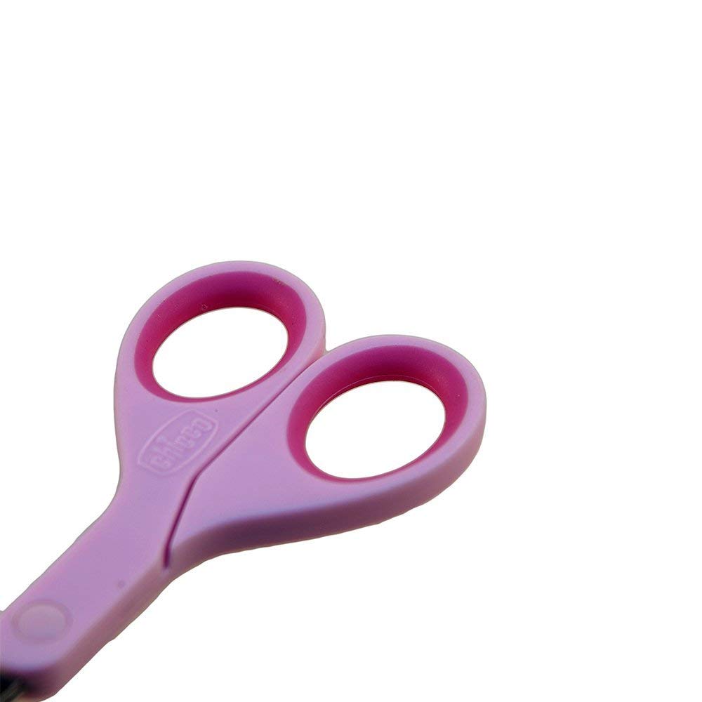 Chicco Baby Nail Scissor with Rounded Blade Ends for Safety, Easy Grip Handle, Grooming Accessory for Newborn Babies 0m+ (Pink) – view 2