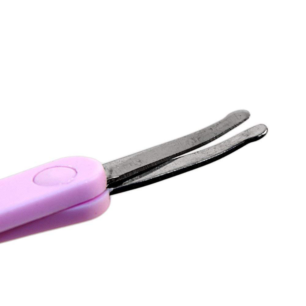 Chicco Baby Nail Scissor with Rounded Blade Ends for Safety, Easy Grip Handle, Grooming Accessory for Newborn Babies 0m+ (Pink) – view 4