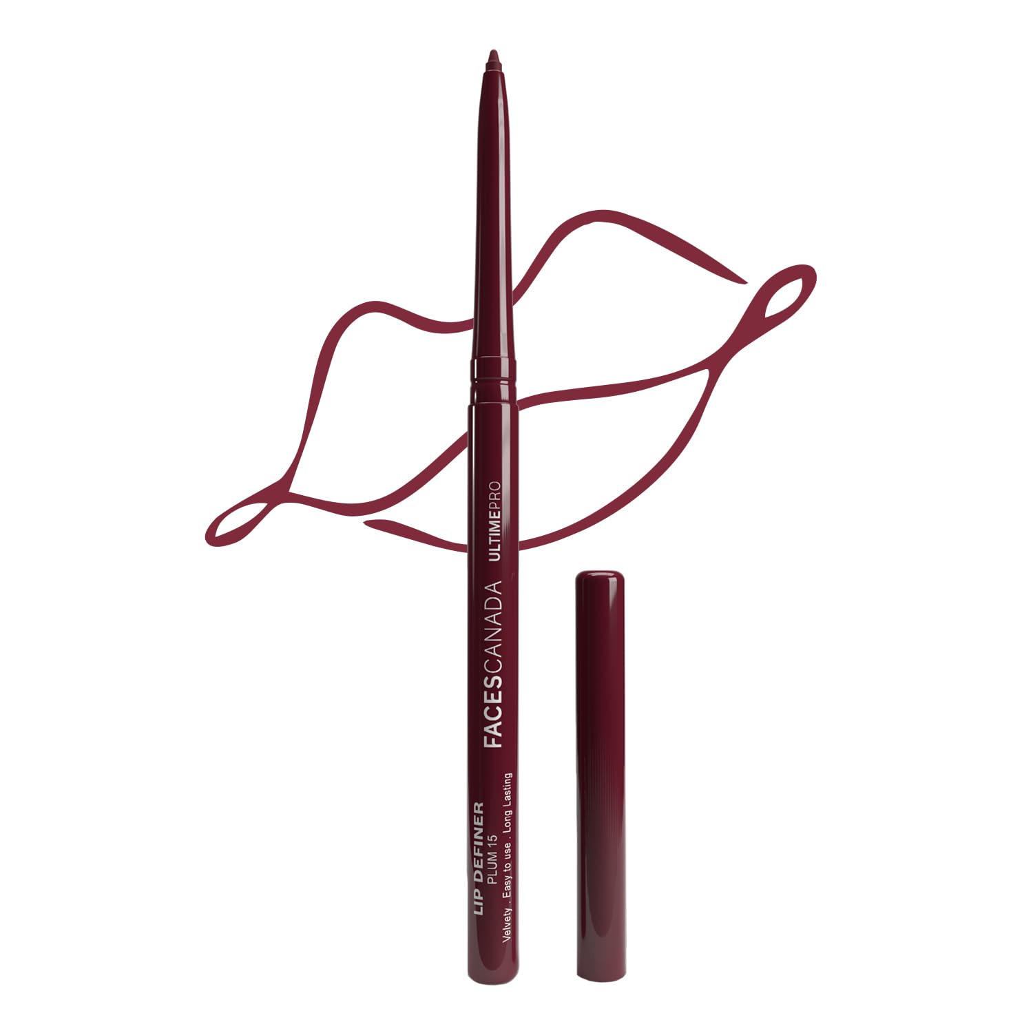 Plum 15 retractable matte lip liner from FACES CANADA