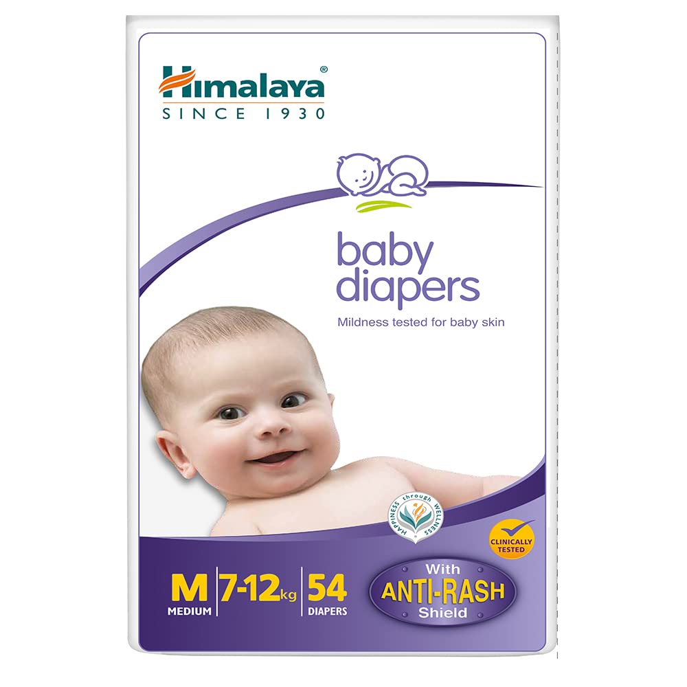 Himalaya medium taped diapers for babies 7 to 12 kg