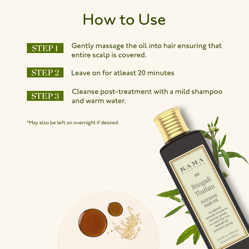 Kama Ayurveda Bringadi Intensive Hair Treatment, 100ml – view 4
