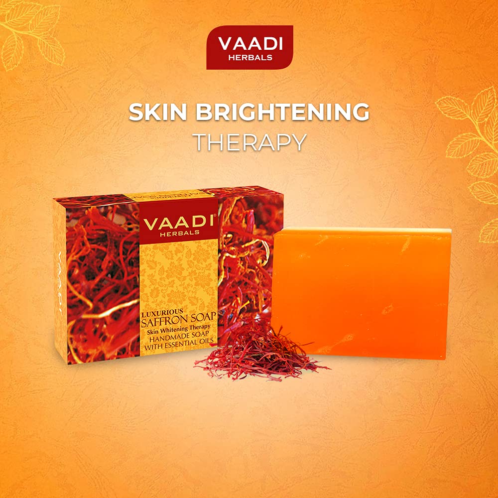 VAADI HERBALS Luxurious Saffron Skin Whitening Set, Gel, 4 Count – view 6