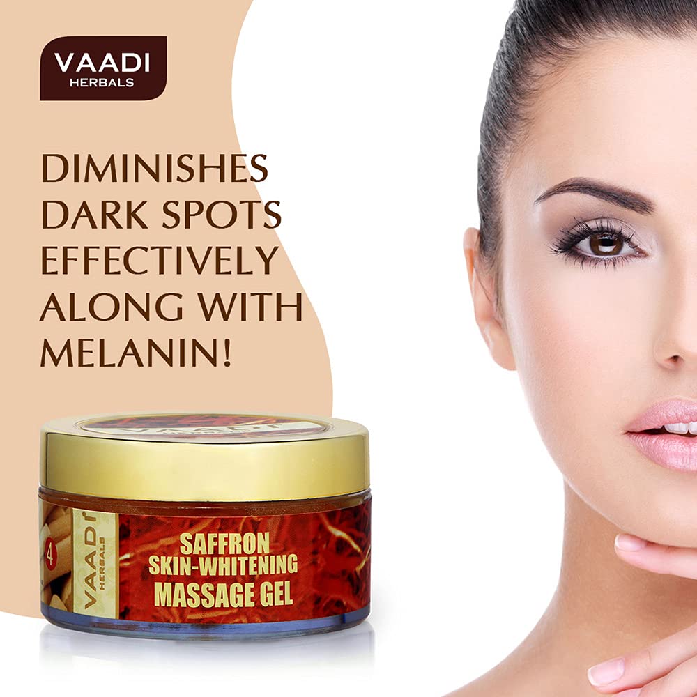 VAADI HERBALS Luxurious Saffron Skin Whitening Set, Gel, 4 Count – view 8
