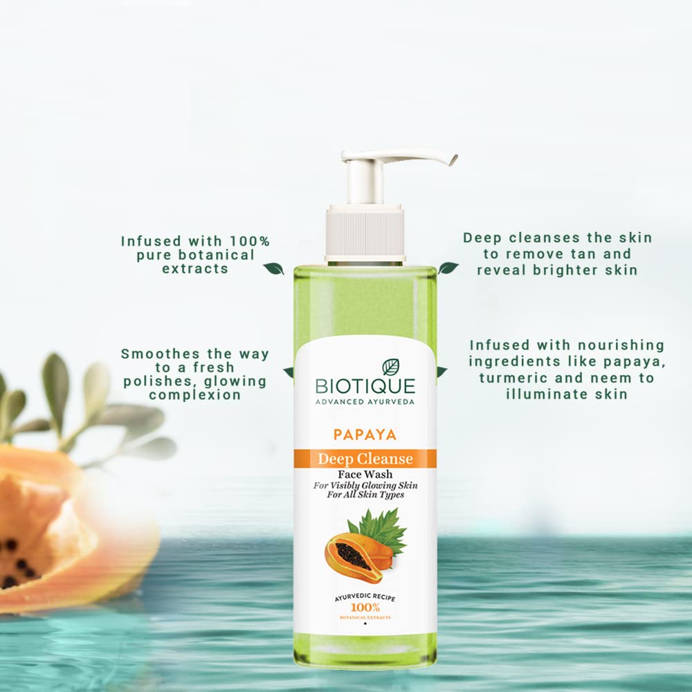 Biotique Papaya Deep Cleanse Face Wash – view 3