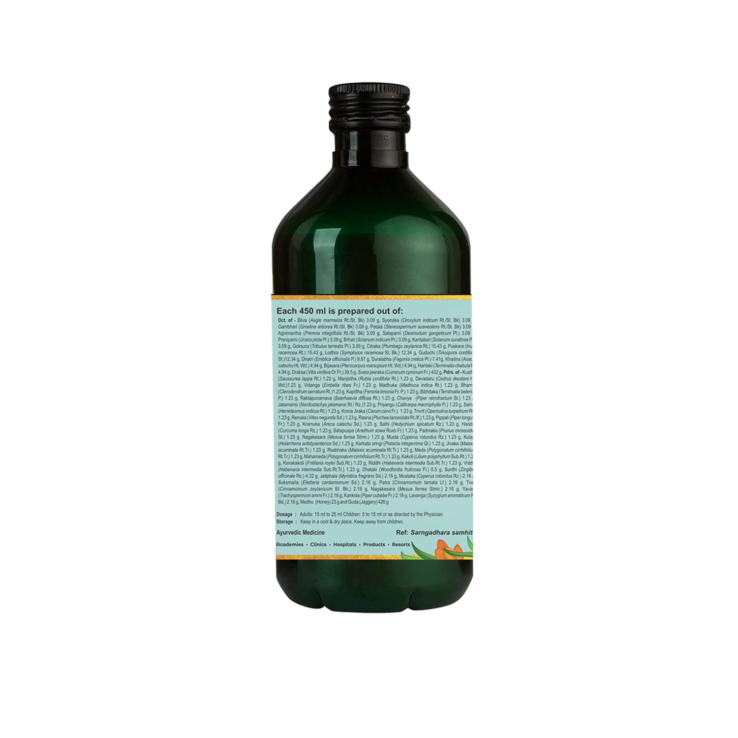 Kerala Ayurveda Dasamoolarishta 450 ml – view 2