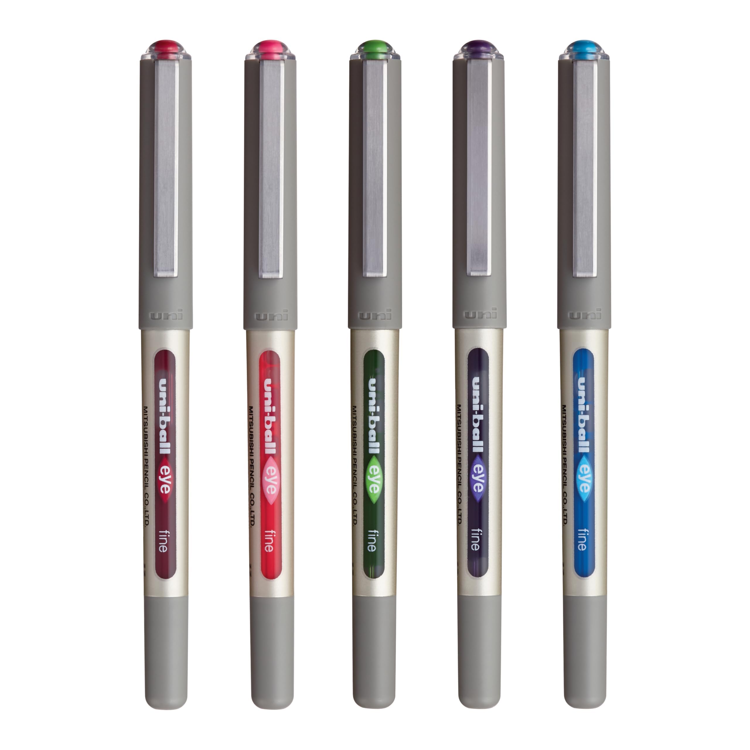 uni-ball Eye UB 157 multicolor roller pen wallet pack