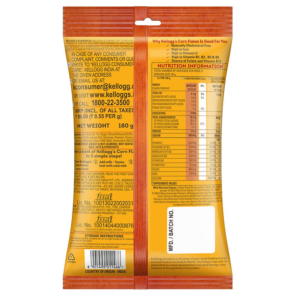 Kellogg's Real Almond Honey Corn Flakes 180 G – view 2