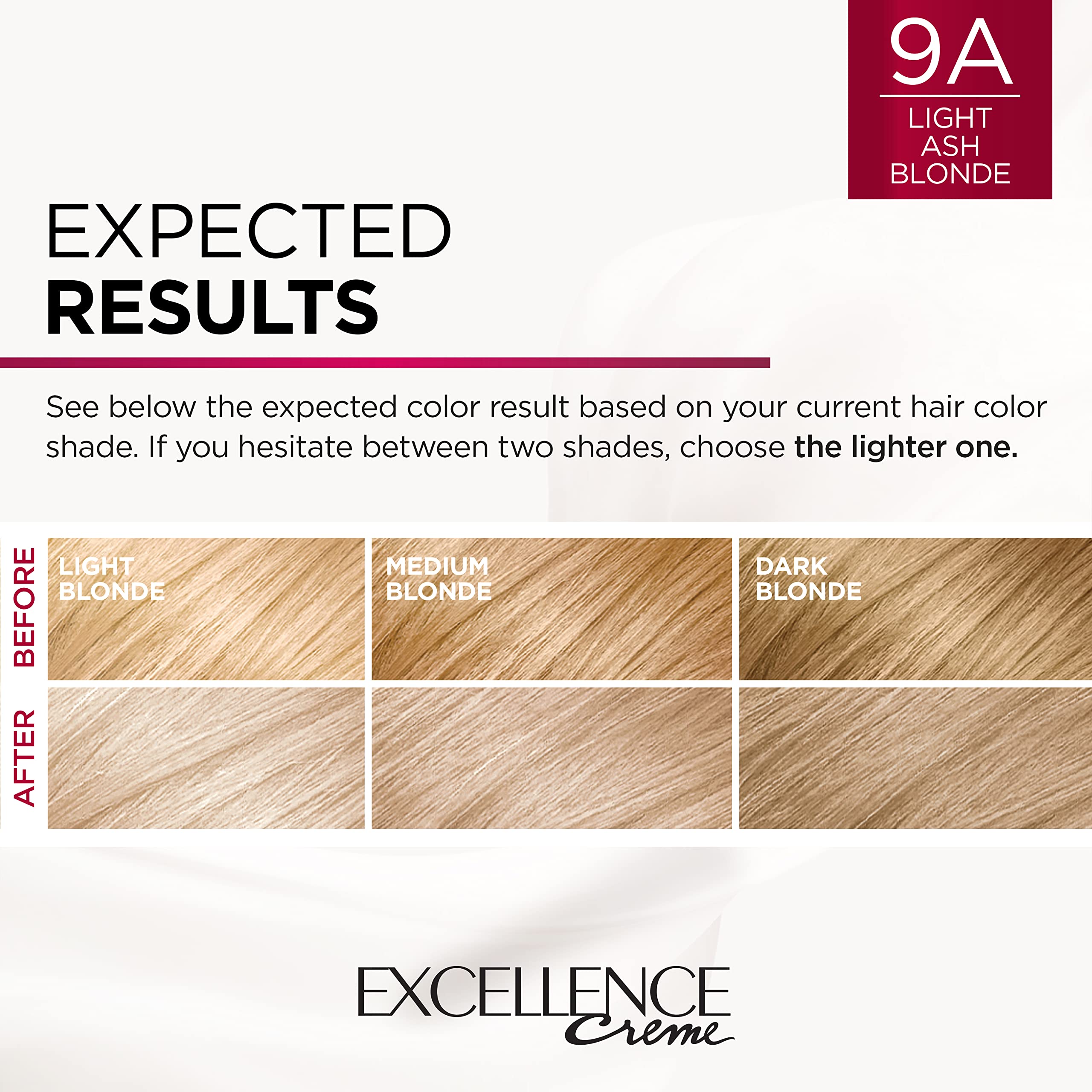 L'Oreal Paris Excellence 9A Light Ash Blonde Hair Color, 100g – view 4