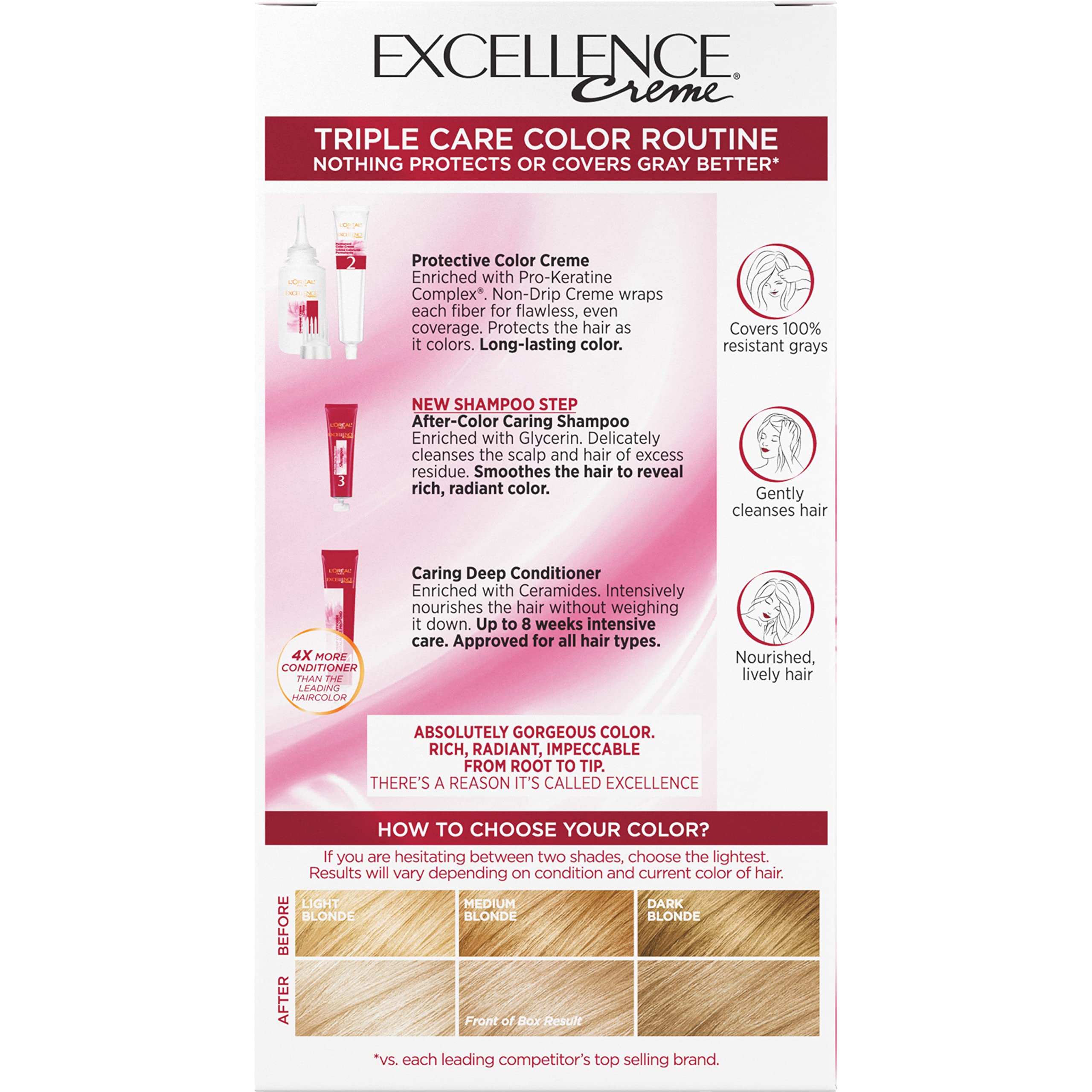 L'Oreal Paris Excellence 9A Light Ash Blonde Hair Color, 100g – view 7