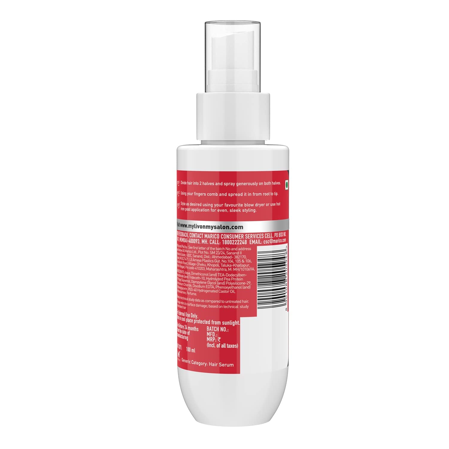 Livon Super Styler Serum for Women & Men for Hair Straightening,100 ml – view 8