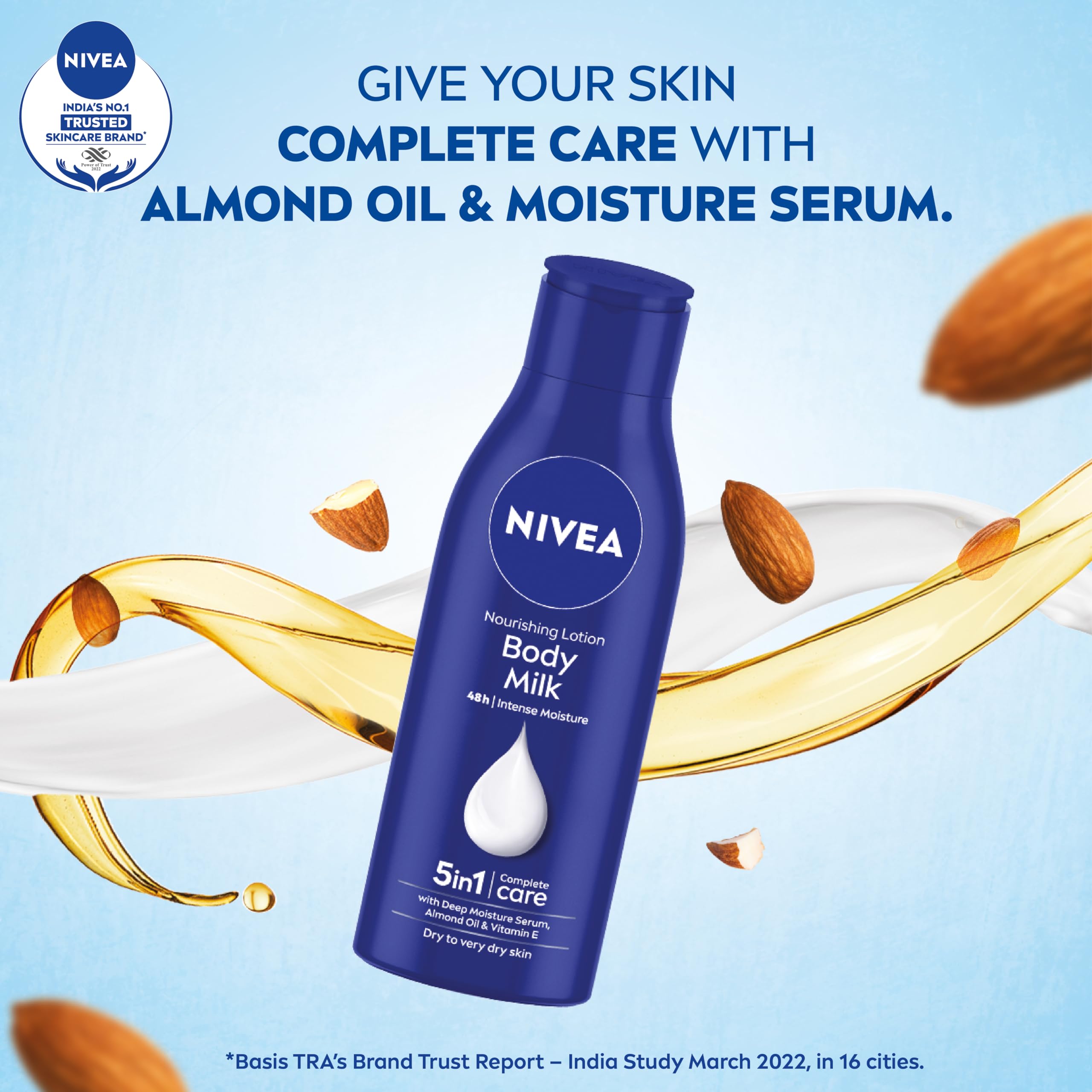 NIVEA Nourishing Body Milk 200ml Body Lotion with Deep Moisture Serum – view 4