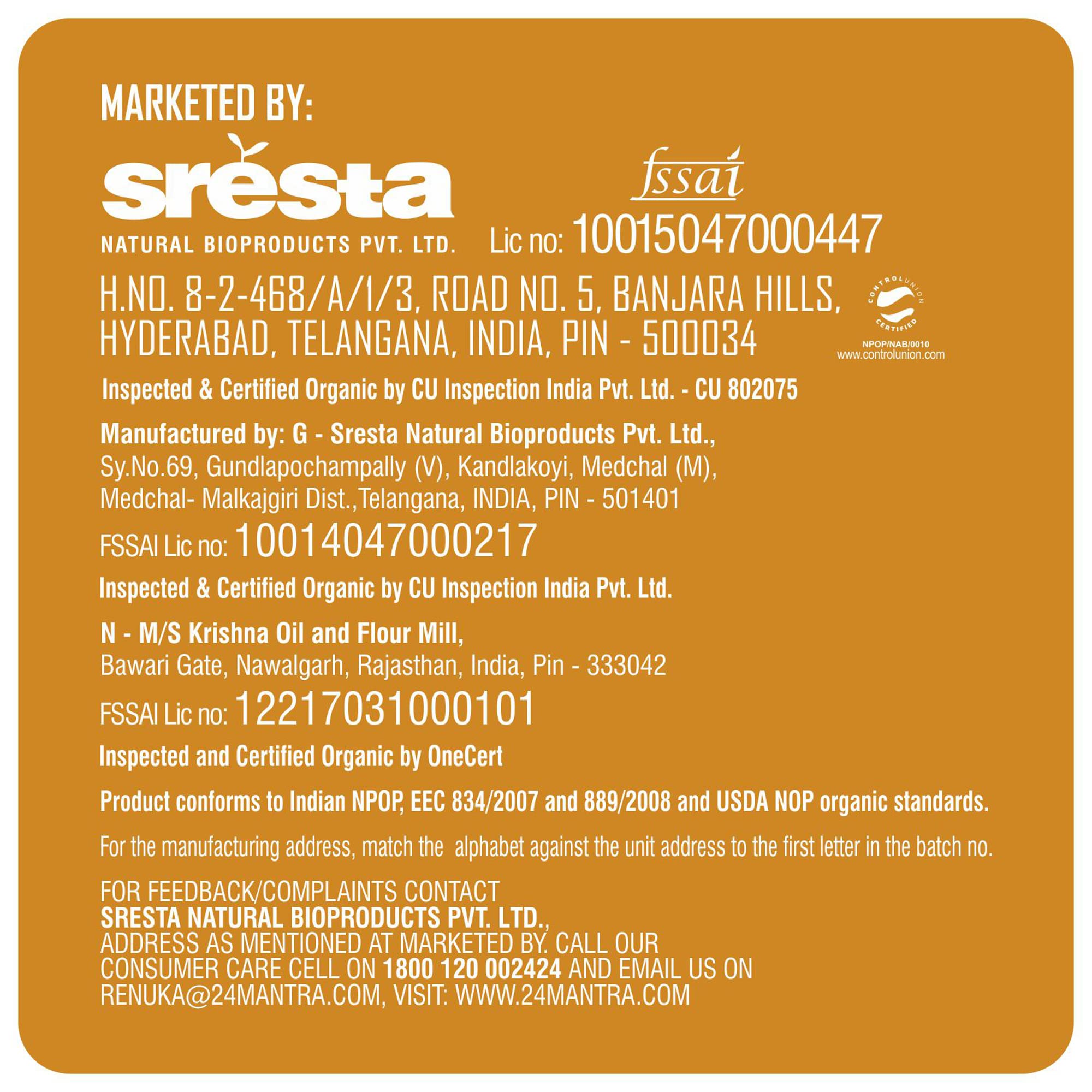 24 Mantra Organic Whole Wheat Atta Premium/Gehoon Atta/Godhuma Atta - 5 Kg – view 3