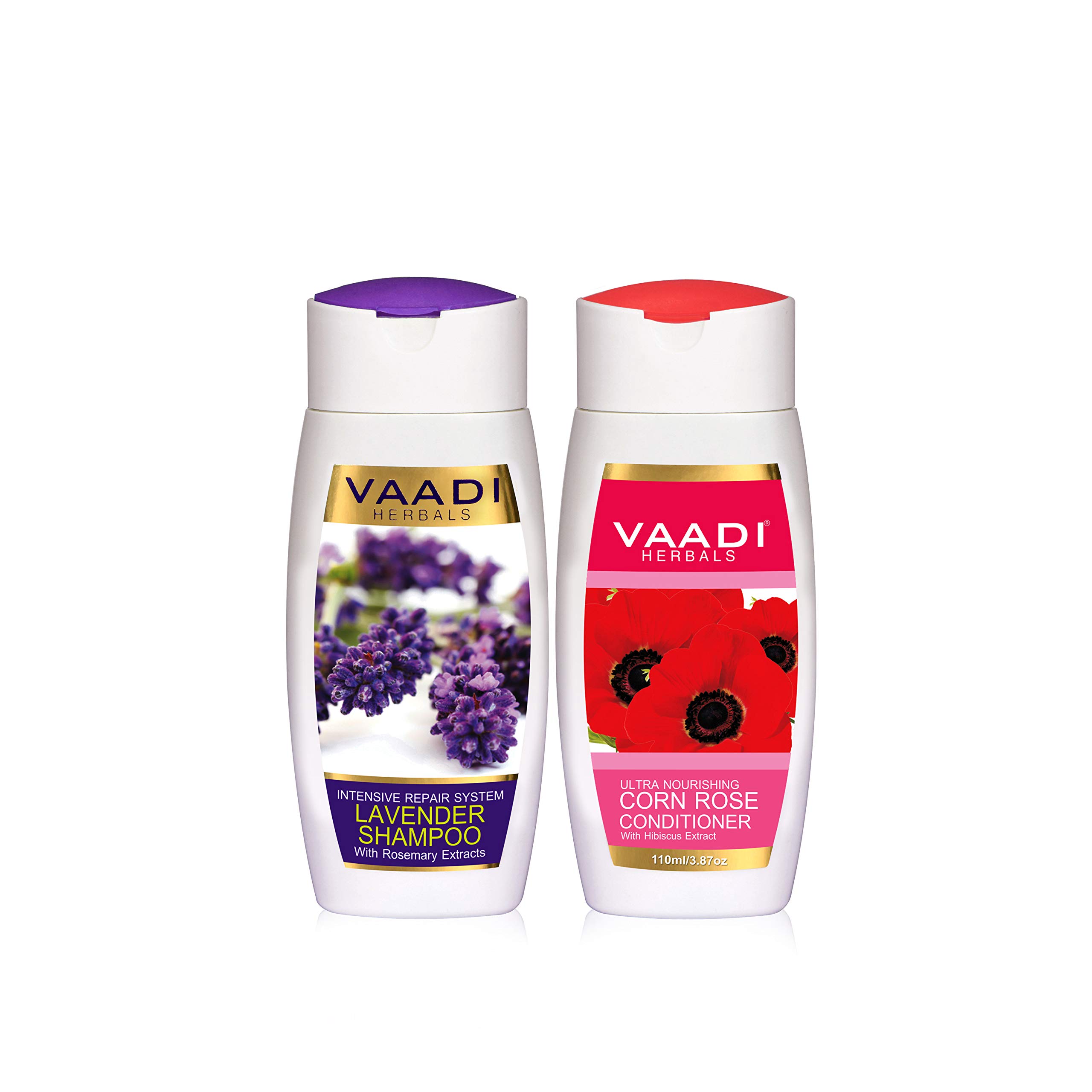 Vaadi Herbals Lavender Shampoo, 110ml with Corn Rose Conditioner, 110ml – view 2