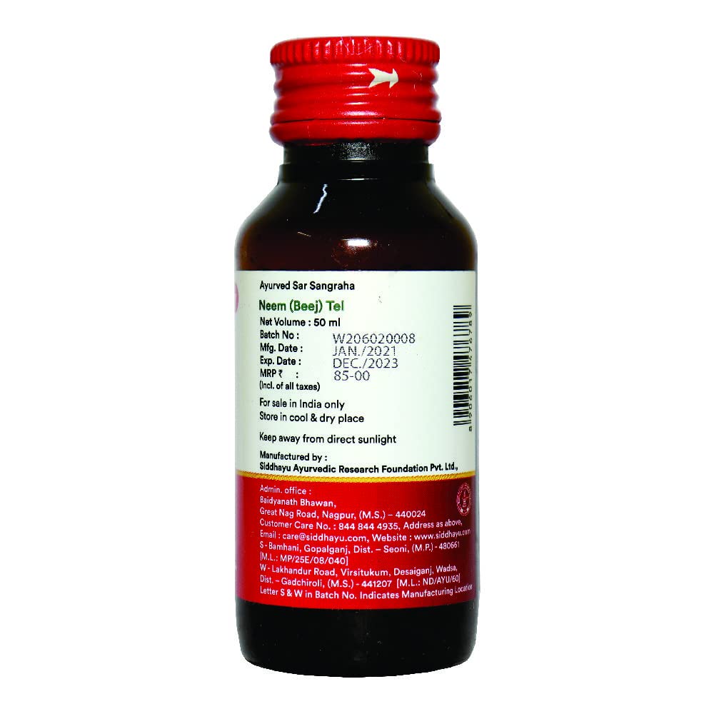 Baidyanath Asli Ayurved Neem Oil (50Ml) Pack Of 2 – view 3