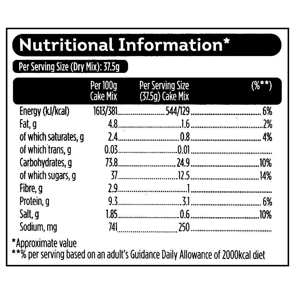 Pillsburry Eggless Rich Choco Oven Cake Mix 270 G – view 6