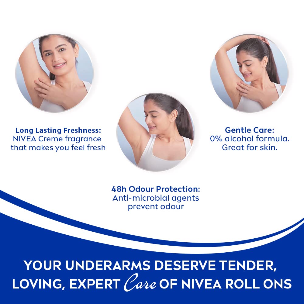 Nivea Women Protect & Care Roll On(50Ml), Pack Of 1 – view 5