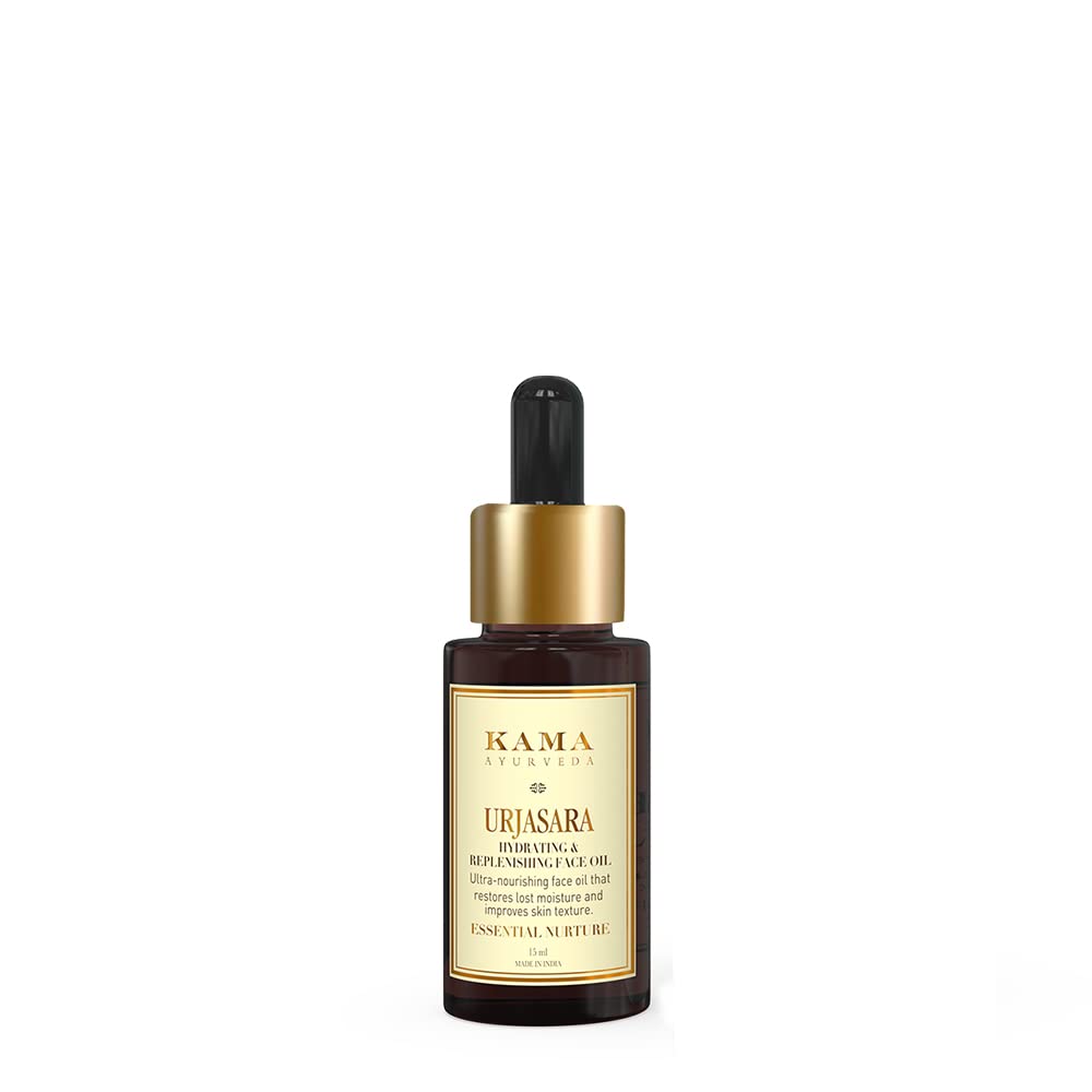 Kama Ayurveda Urjasara face oil 15 ml skincare bottle front view