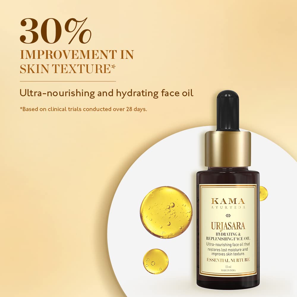 KAMA AYURVEDA URJASARA HYDRATING & REPLENISHING FACE OIL 15ML – view 2