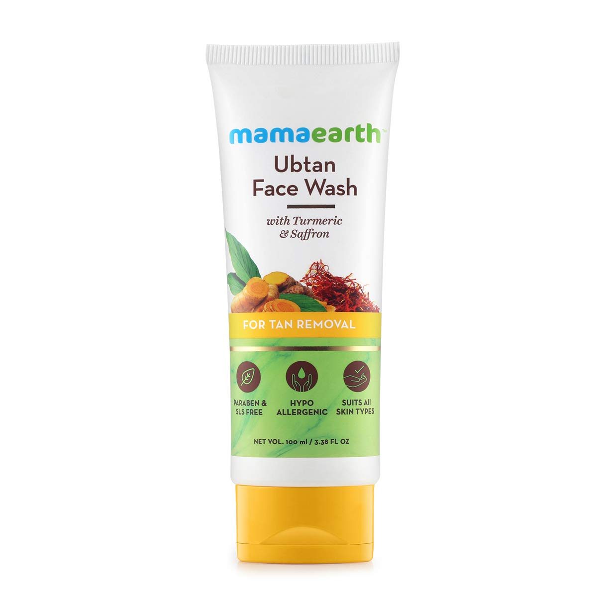Mamaearth face wash tube for tan care and brightening
