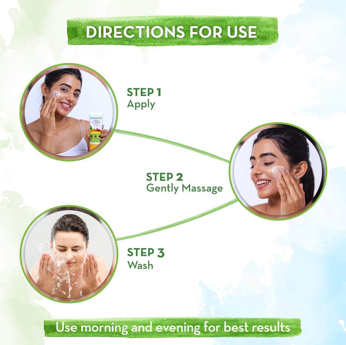 Mamaearth Ubtan Natural Face Wash for All Skin Type with Turmeric & Saffron for Tan removal and Skin brightning 100 ml - SLS & Paraben Free – view 4