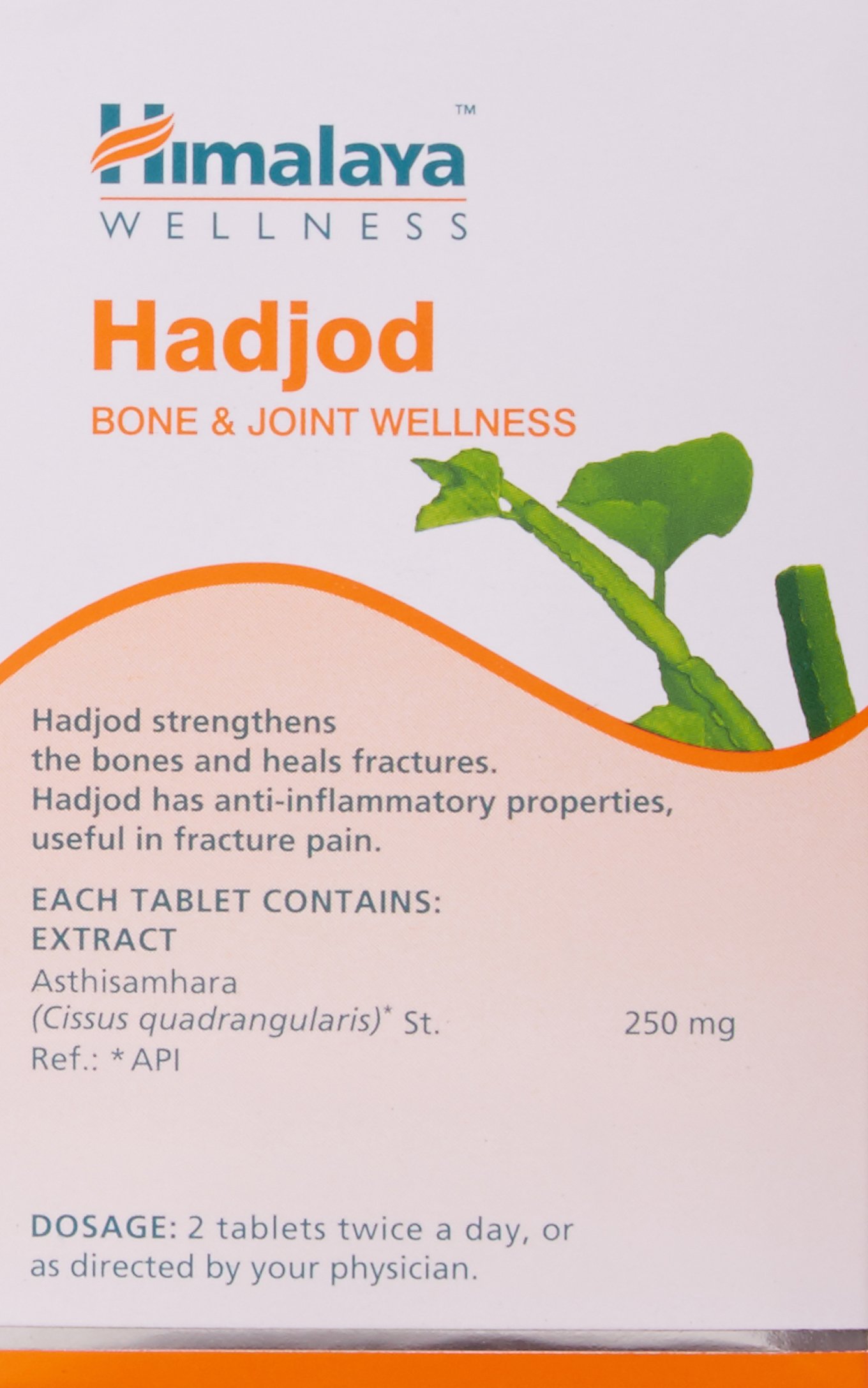 Himalaya Pure Herbs Hadjod Bone and Joint Wellness Tablet - 60 Tablets – view 2
