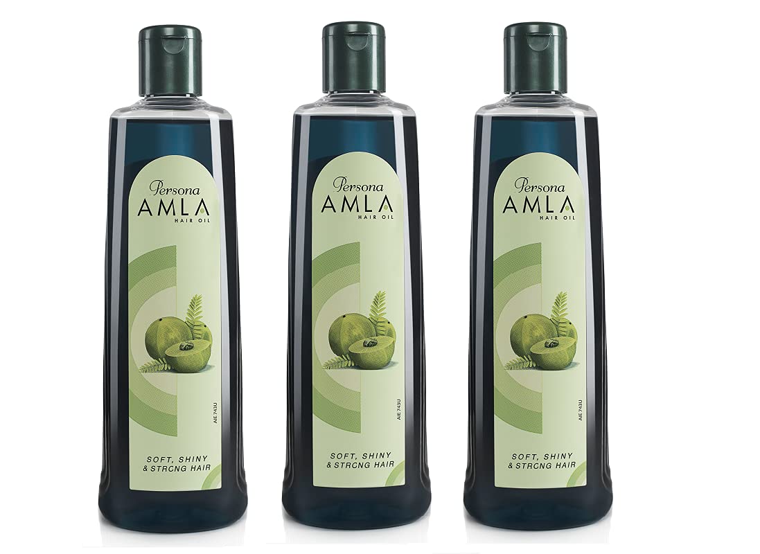 Three 100 ml bottles of Amway Persona Amla Hair Oil