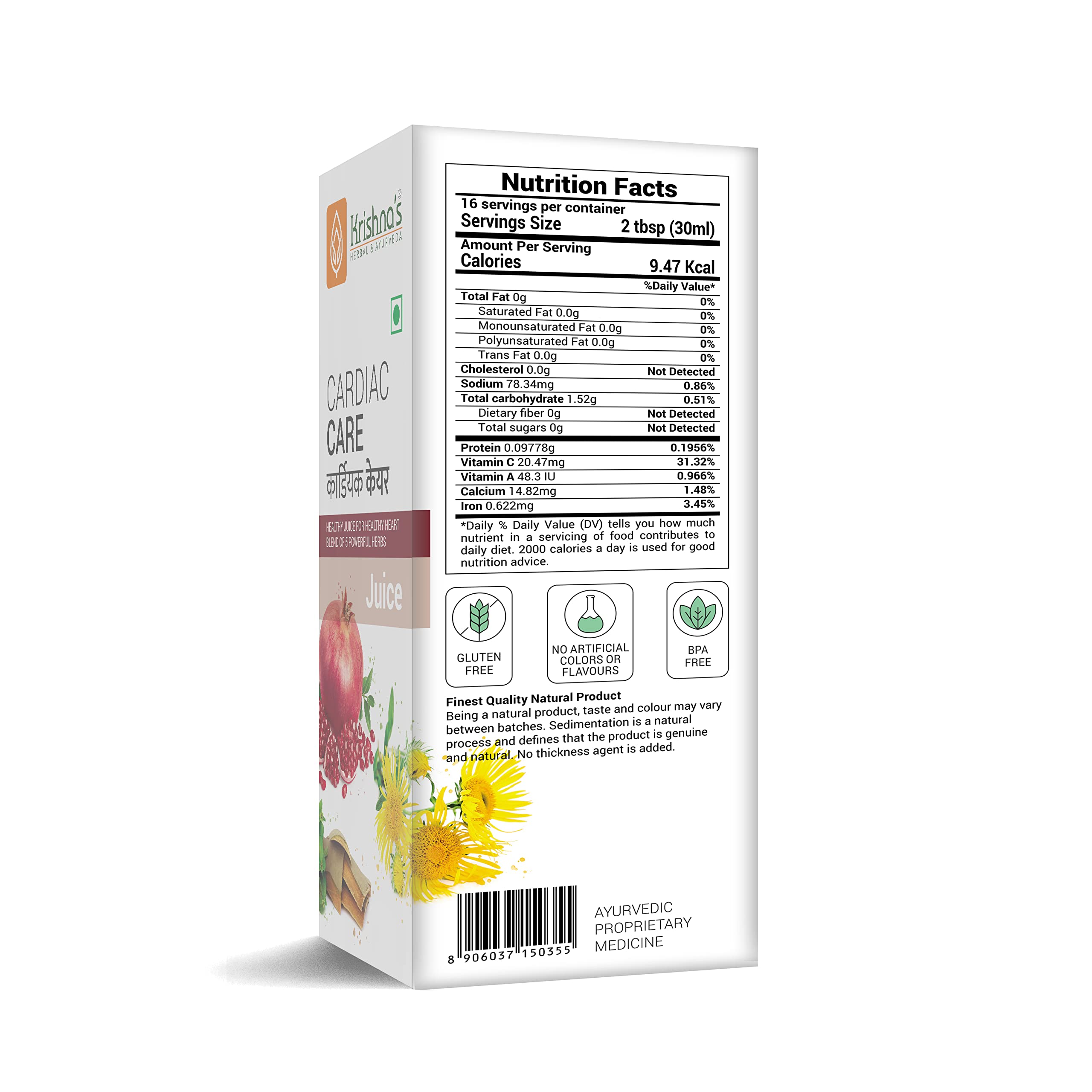 Krishna's Cardiac Care Juice - 500 ml – view 9