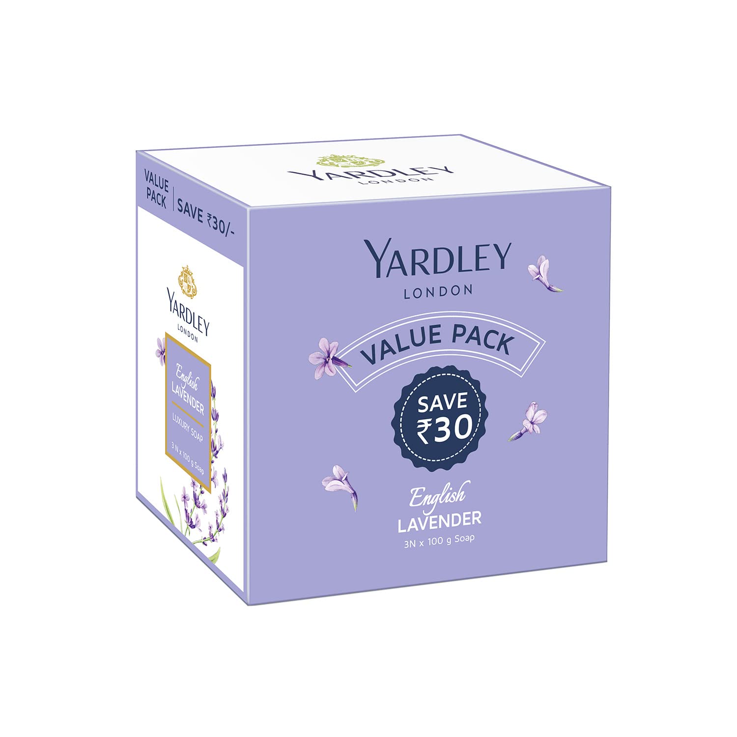 Yardley London English Lavender Luxury Soap, 100 G, Pack of 3 – view 3