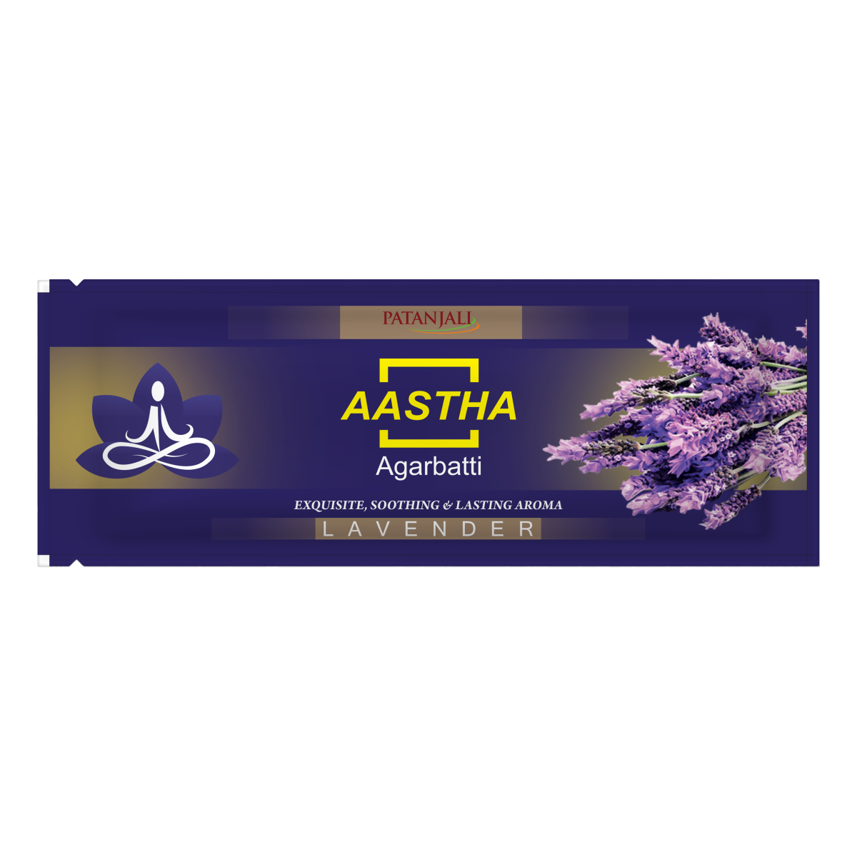 Aastha Lavender Agarbatti multipack box by Patanjali Ayurved