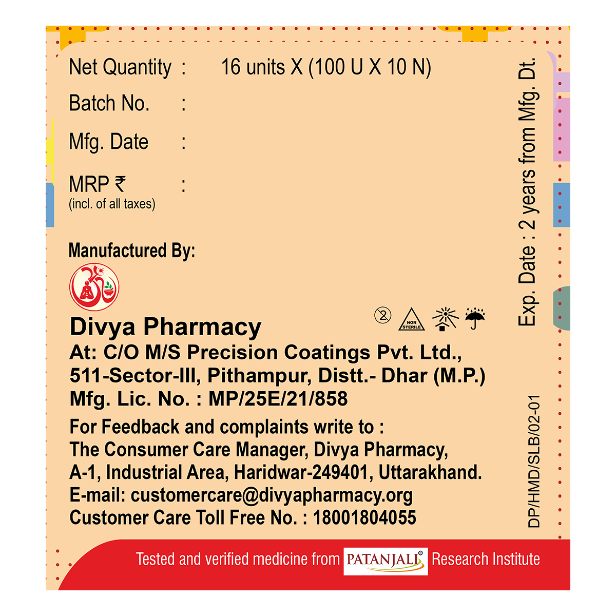 Divya Healom Medicate Dressing 10x100 4 g – view 2