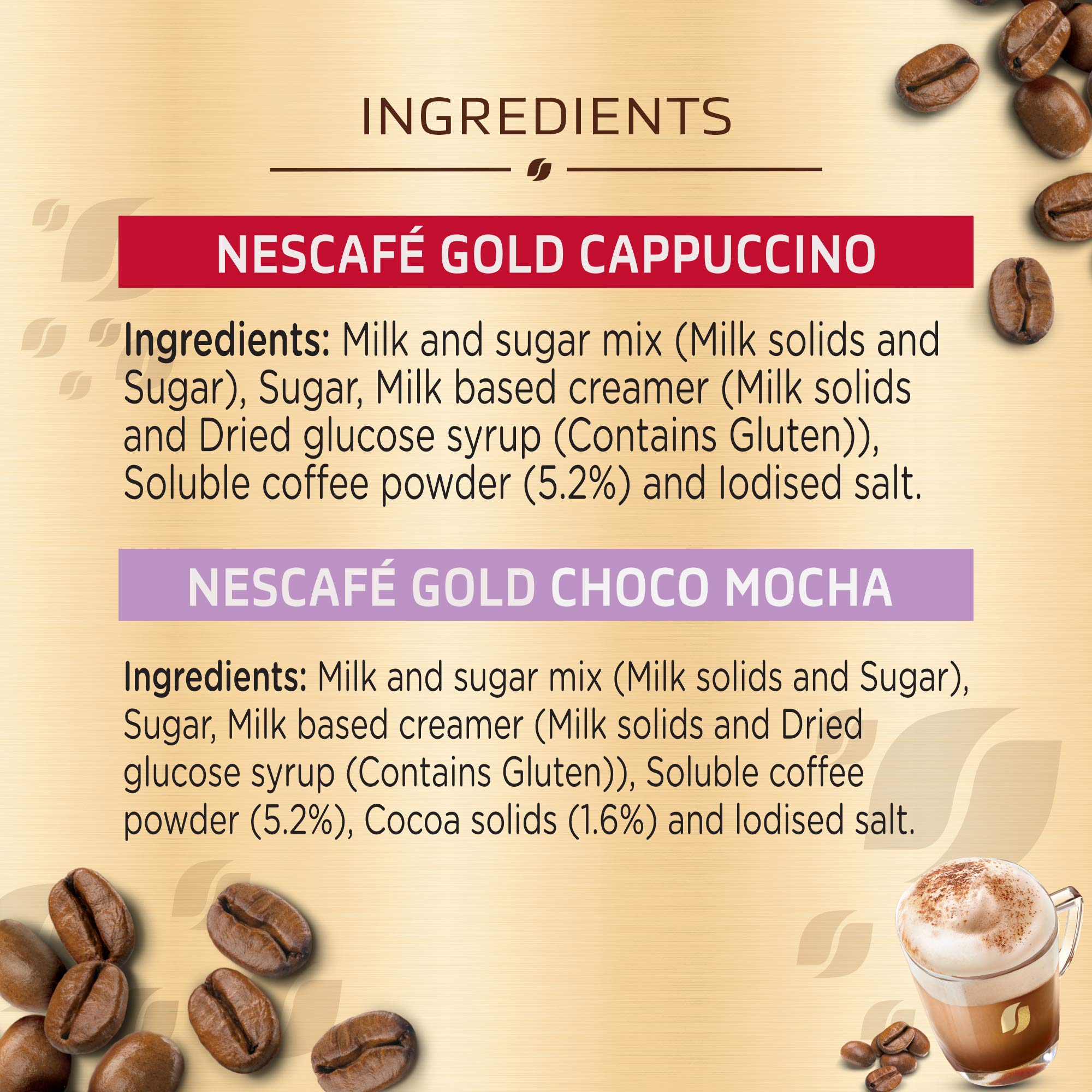 NESCAFÉ GOLD Cafe Powder at Home Pack, Creamy, 25g Each x 10 Sachets, 250 g Box – view 5