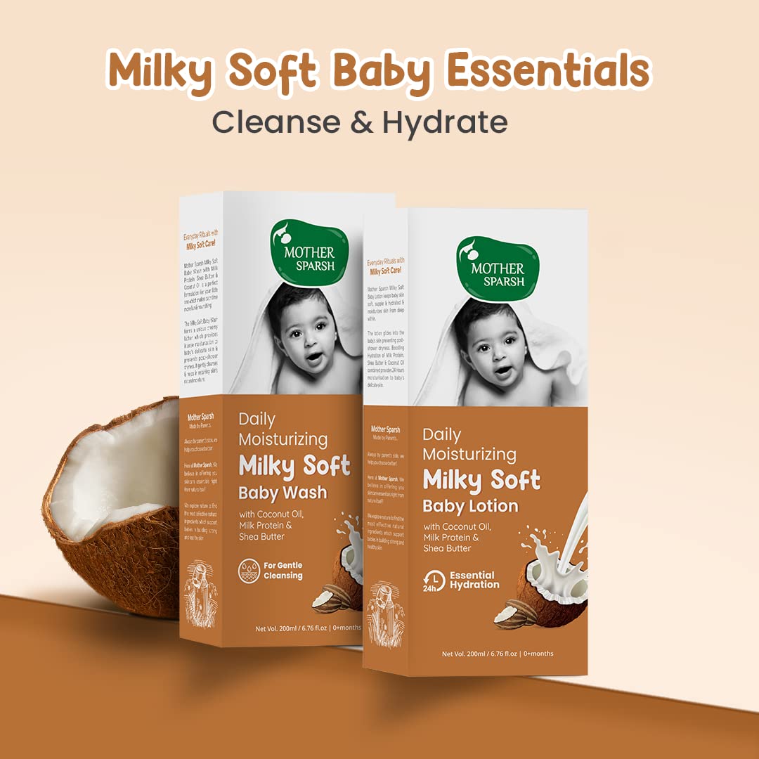 Mother Sparsh Milky Soft Baby Lotion - 200ml – view 5
