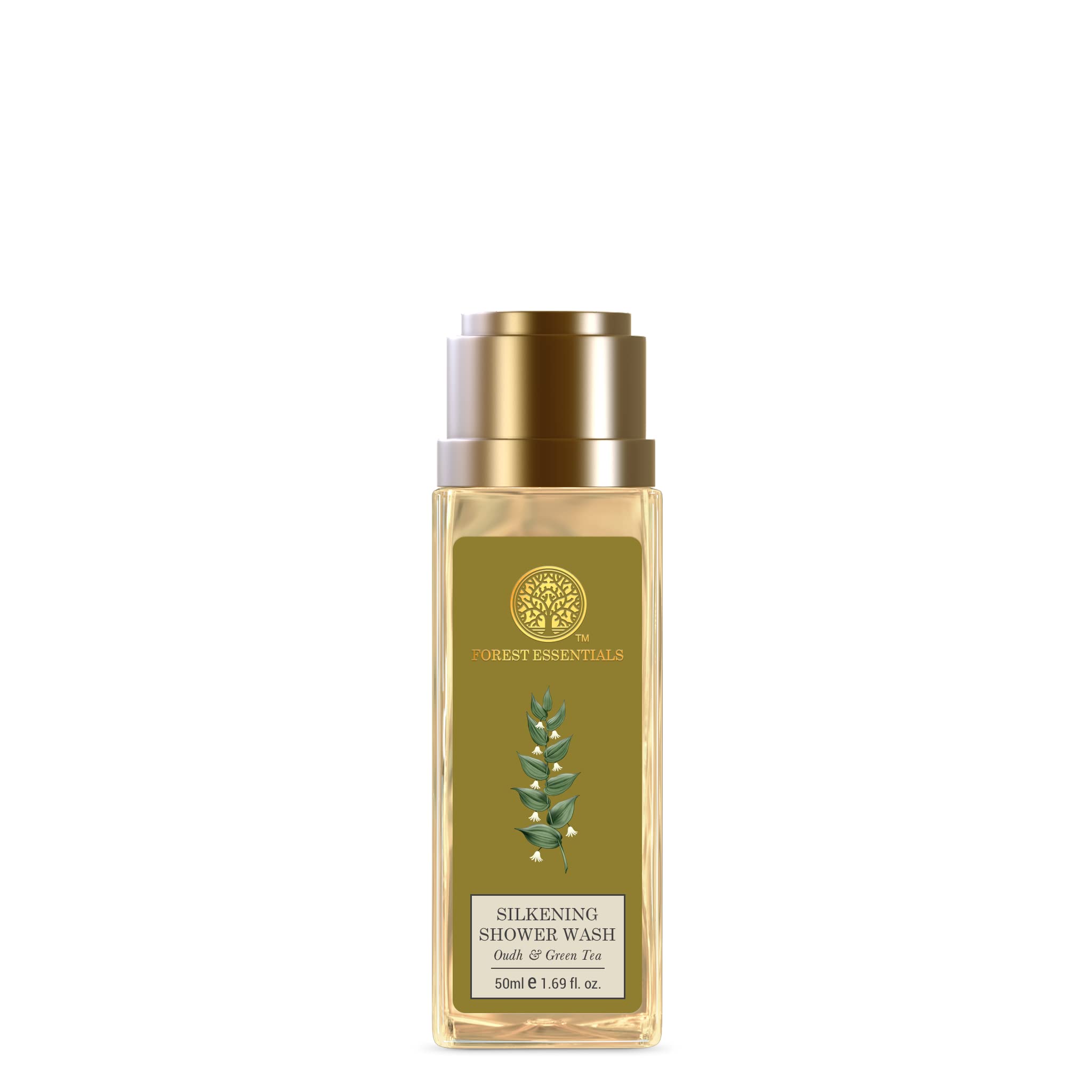 Forest Essentials Travel Size Silkening Shower Wash Iced Pomegranate & Kerala Lime & Forest Essentials Silkening Shower Wash Oudh & Green Tea Combo – view 5