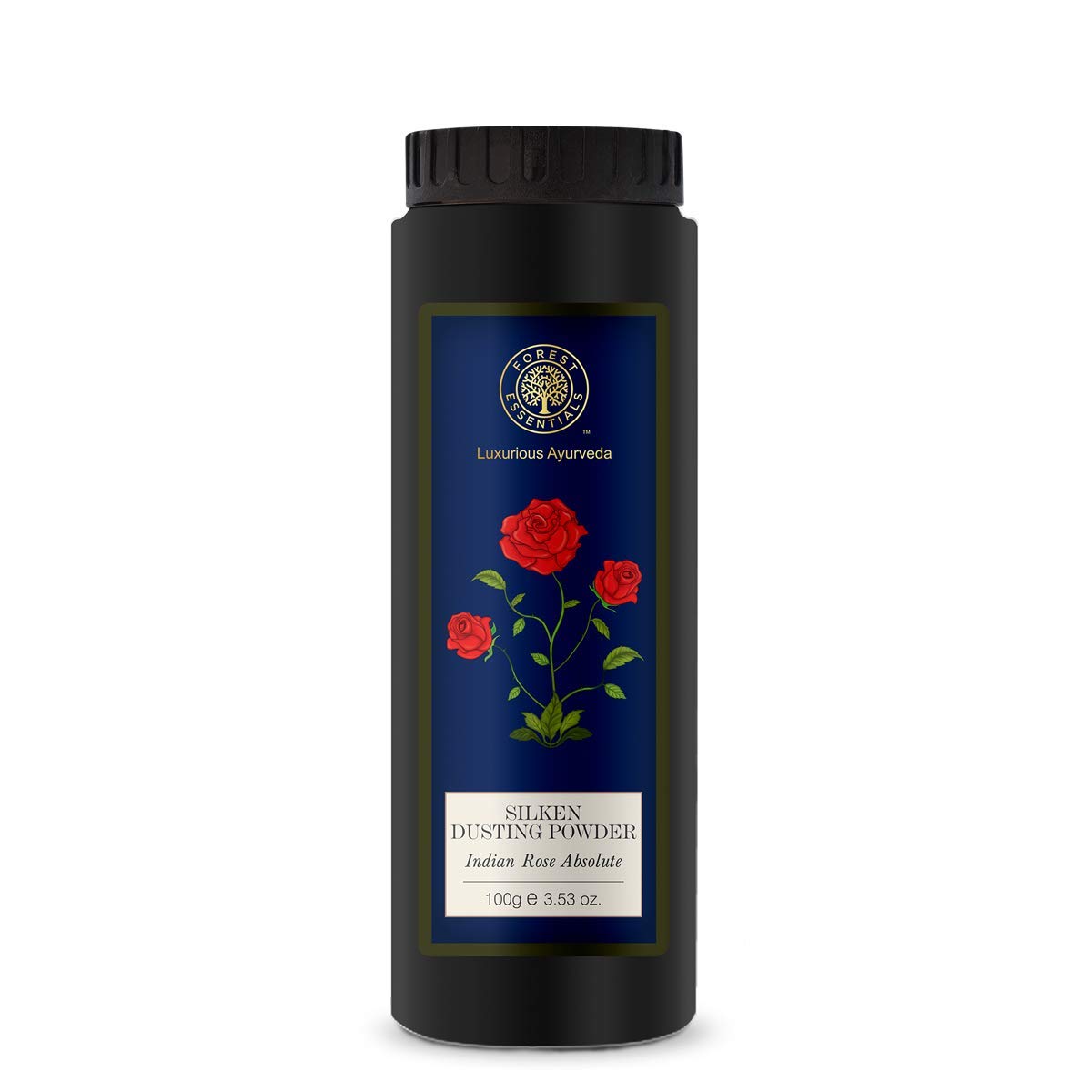 Forest Essentials Silken Dusting Powder Indian Rose Absolute 100 Gms & Silken Dusting Powder Mashobra Honey & Vanilla 100 Gms – view 2