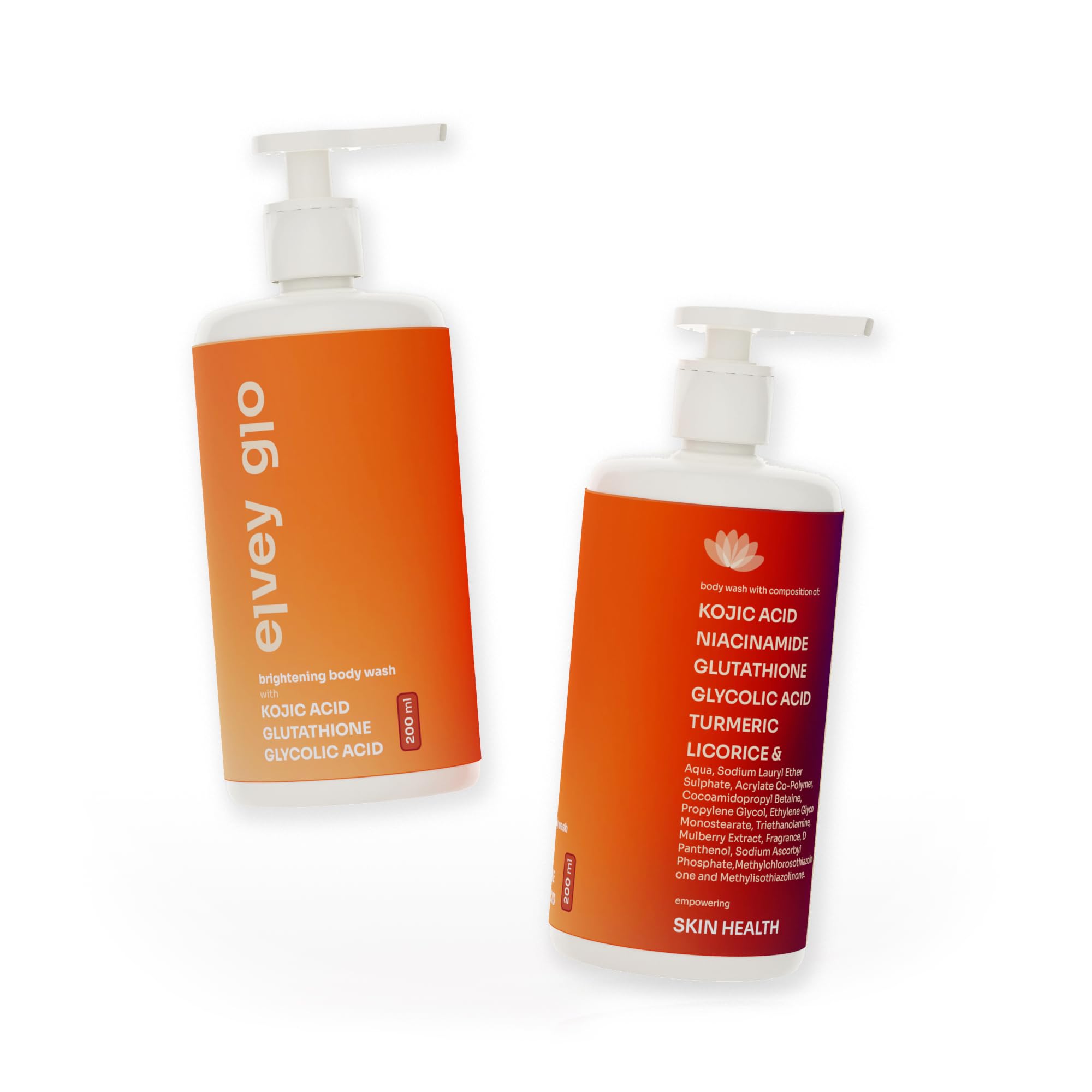 Elvey Essentials Glo 2% Kojic Acid Brightening & De Tan Body Wash – view 1
