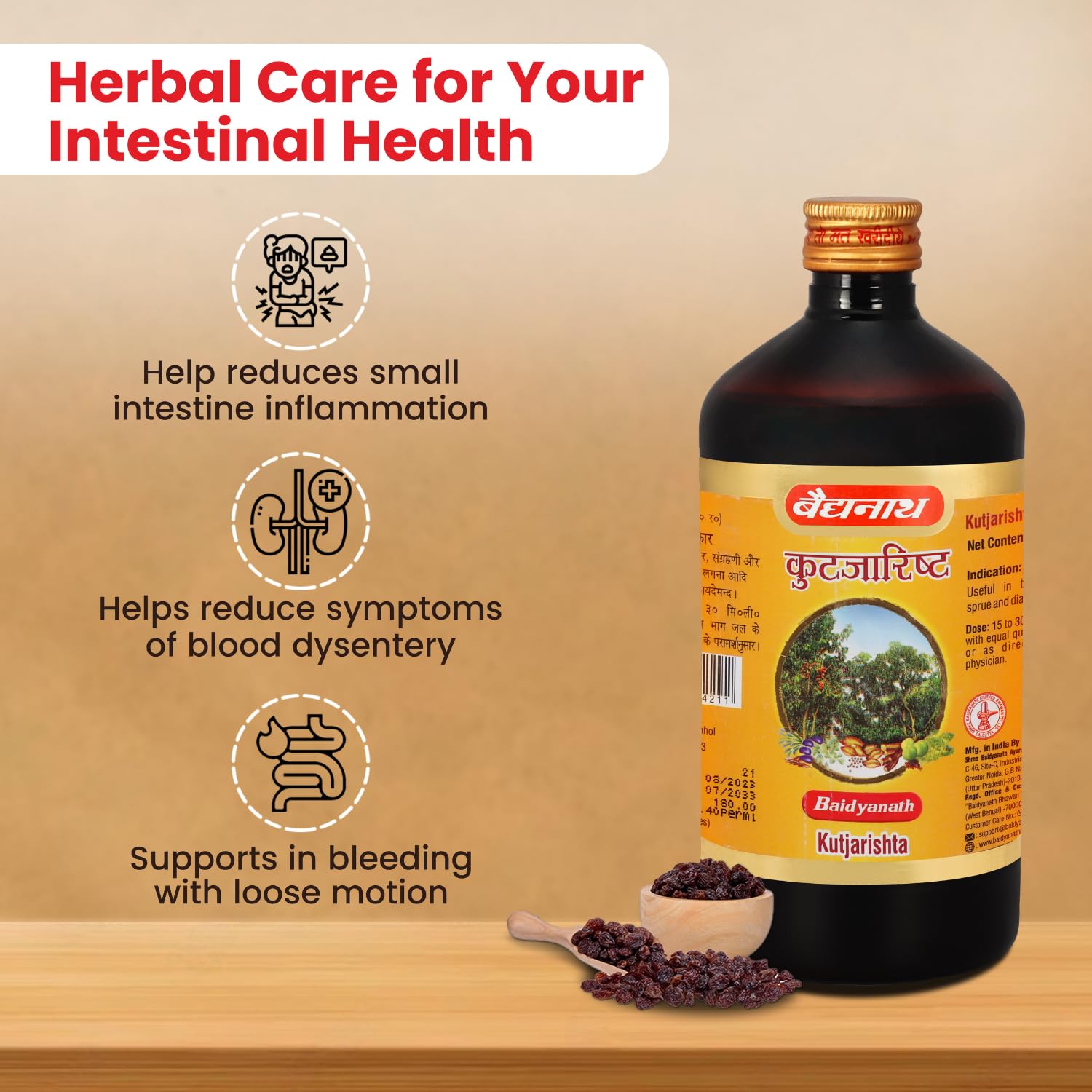 Baidyanath Kutjarishta 450 ml – view 6