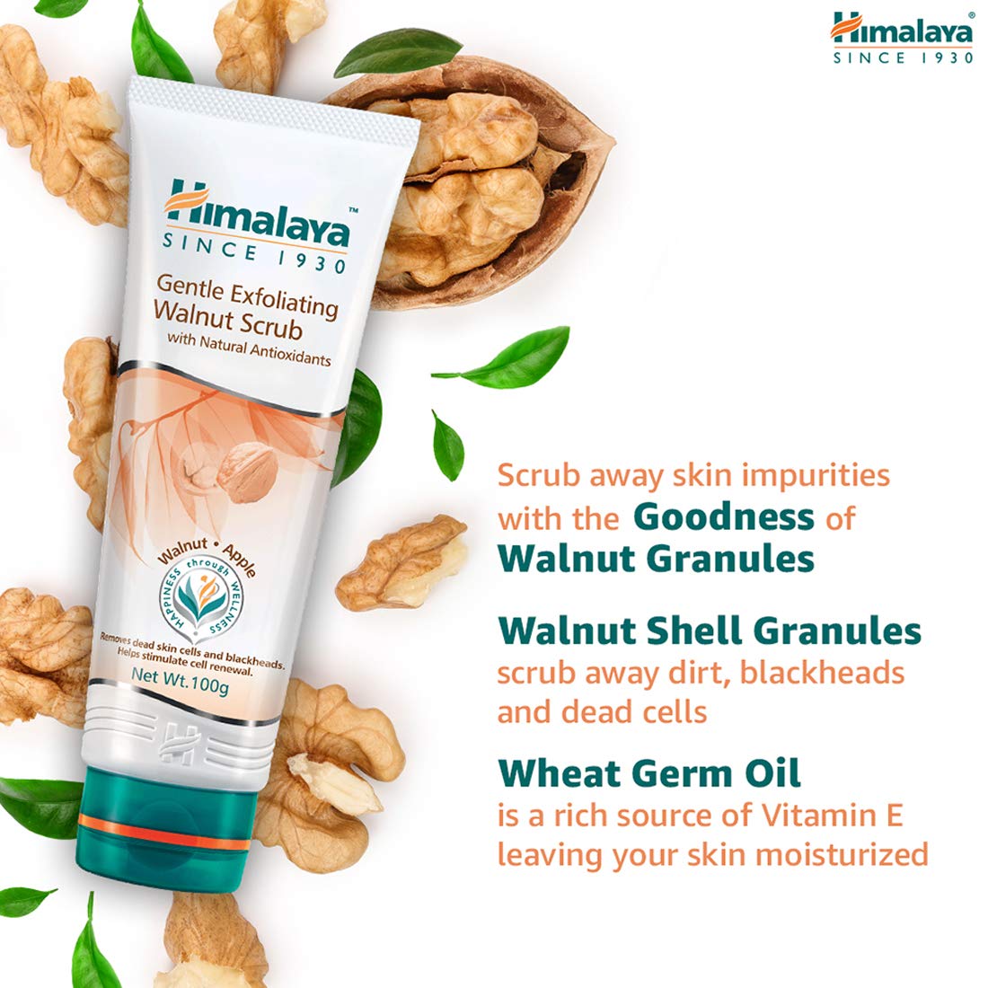 Himalaya Herbals Gentle Exfoliating Walnut Scrub, 50g – view 3