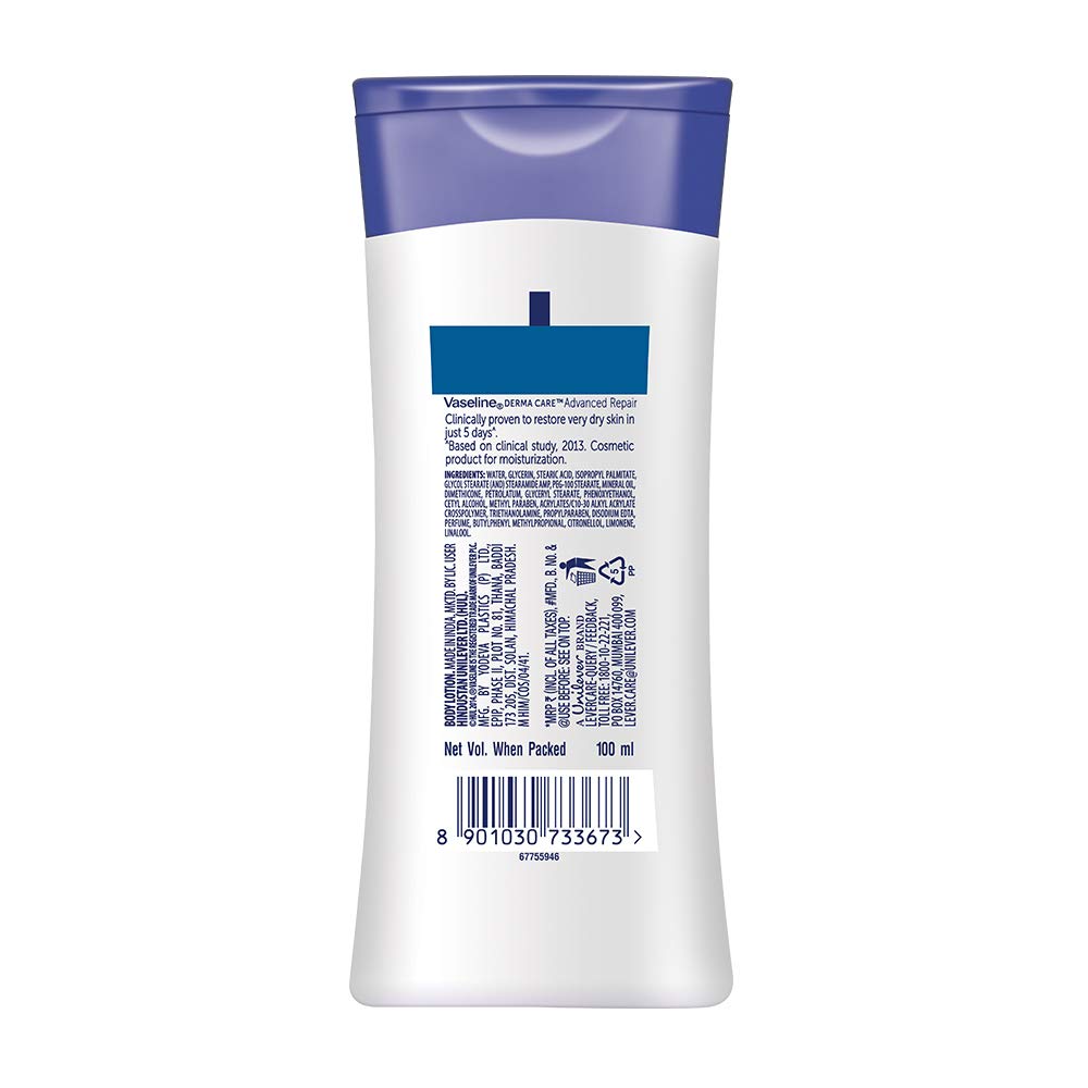 Vaseline Derma Care Advanced Repair Body Lotion, 100 ml – view 3