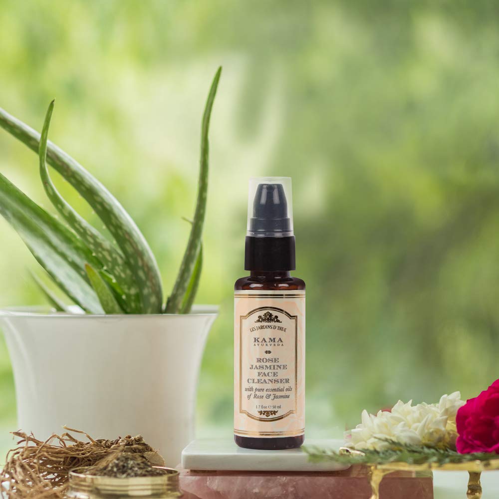 Kama Ayurveda Rose Jasmine Face Cleanser, 50ml – view 3