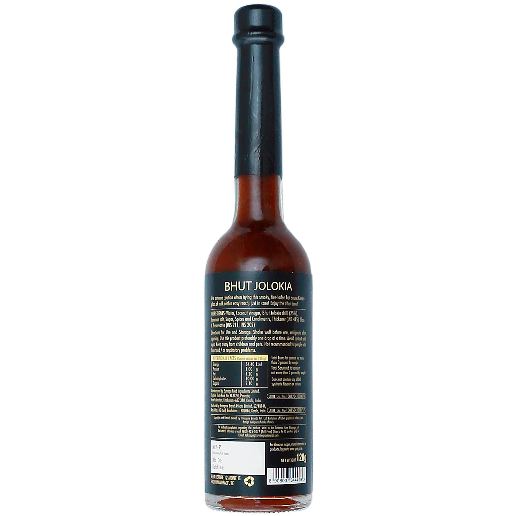 Bhut Jolokia Extra Hot Chilli Sauce, 120g – view 2