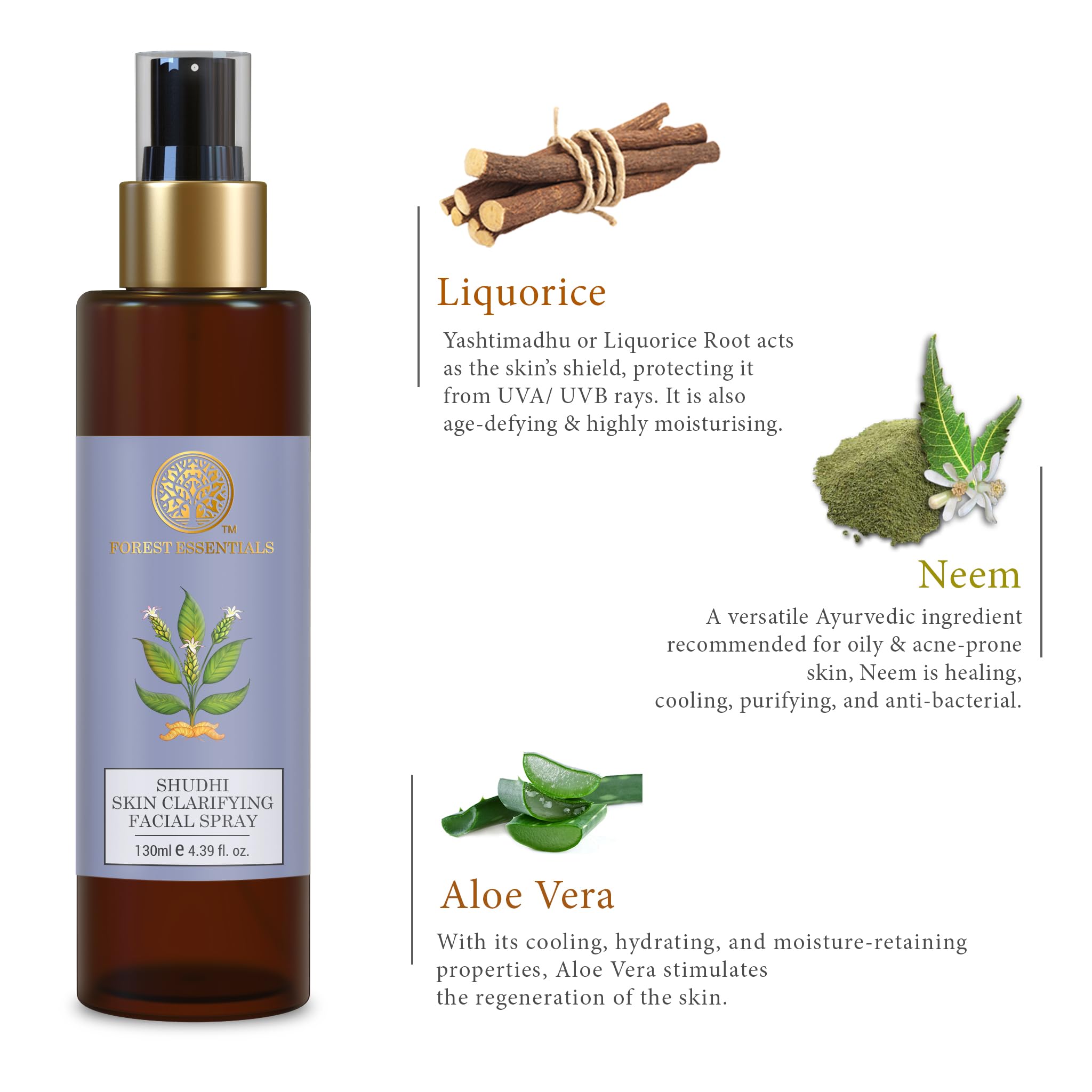 Forest Essentials Shudhi Skin Clarifying Facial Spray – view 4
