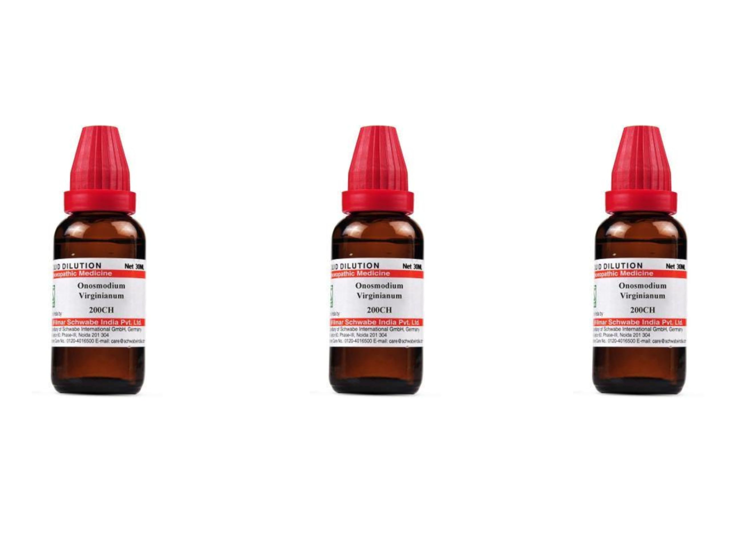Dr. Willmar Schwabe India Onosmodium 200 CH 30ml (Pack of 3)