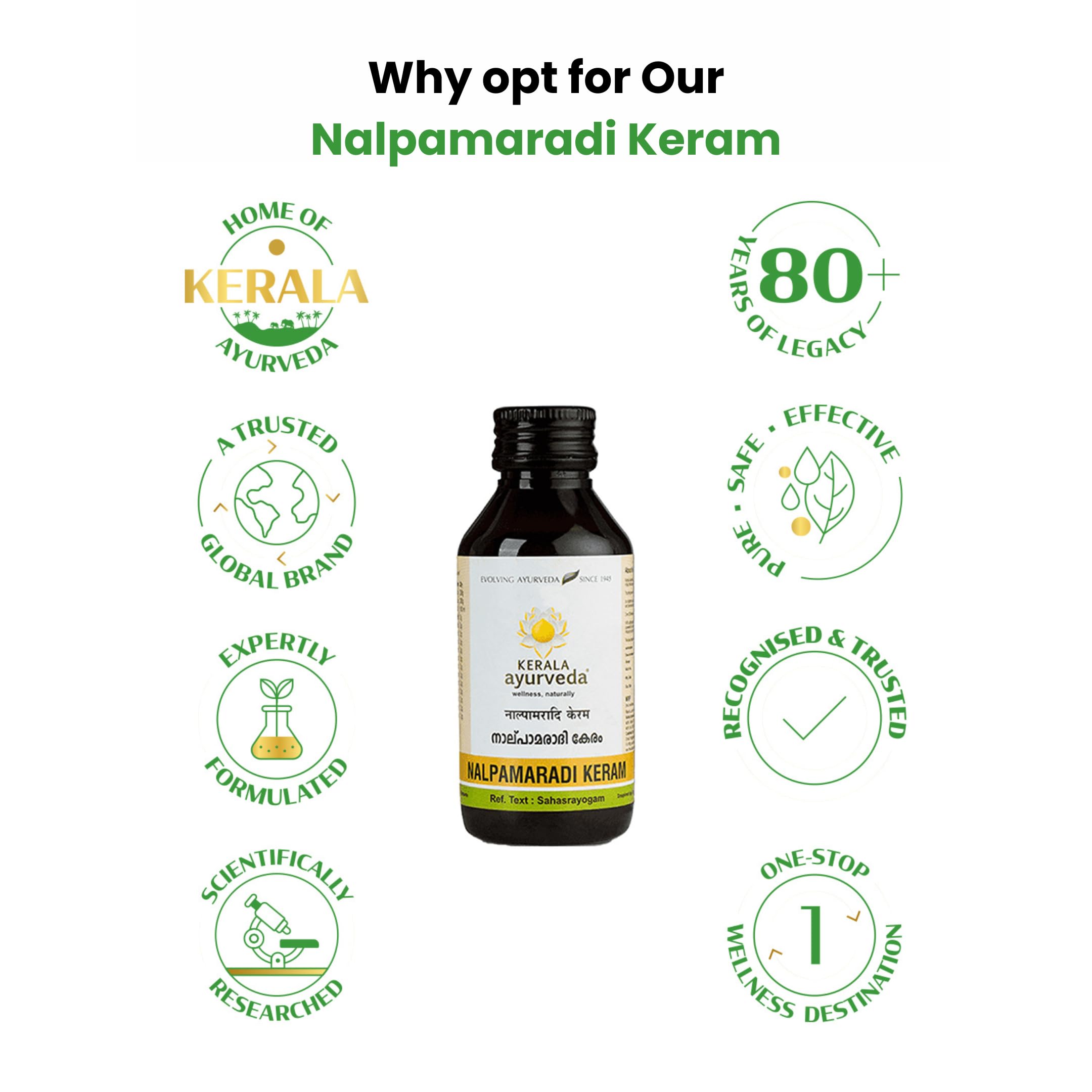 Kerala Ayurveda Nalpamaradi Keram 100ml – view 6
