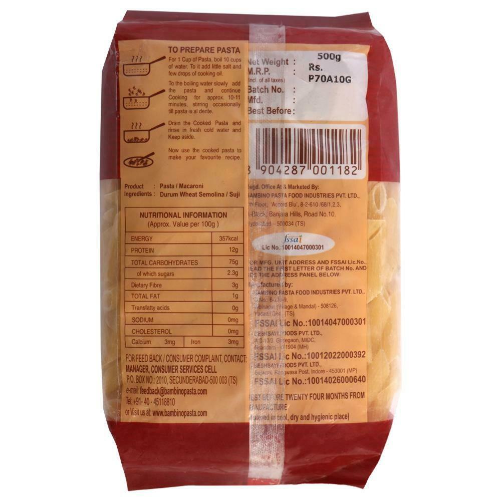Bambino Premium Penne Pasta 500 G – view 2