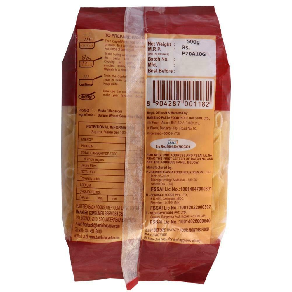 Bambino Premium Penne Pasta 500 G – view 3