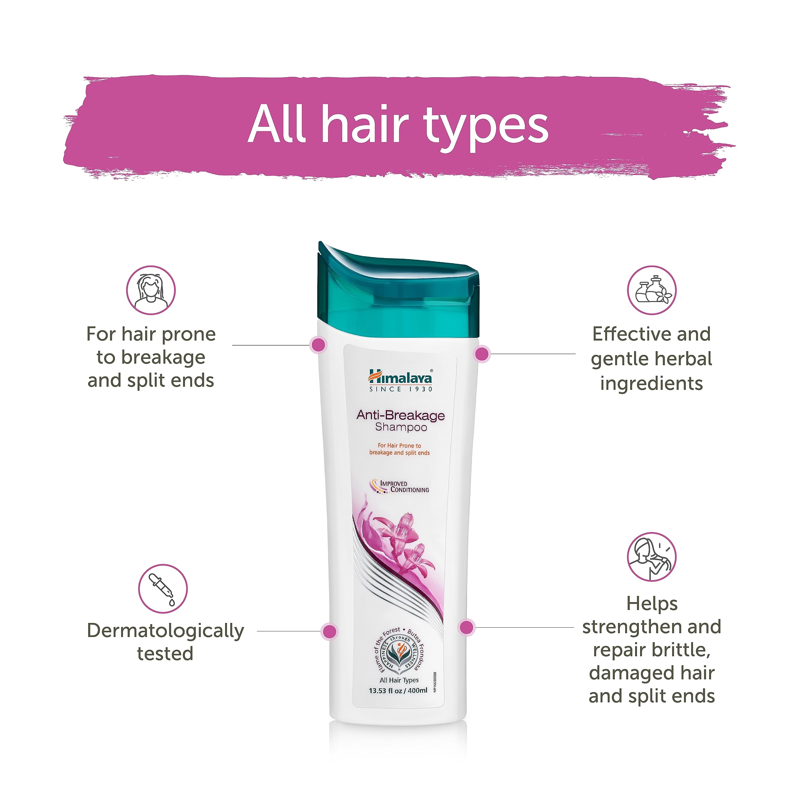 Himalaya Anti-Hair Fall Bhringaraja Shampoo, Reduces Hair Fall, Makes Hair Healthy, With Bhringaraja & Palasha,for men and women, 180ml – view 5
