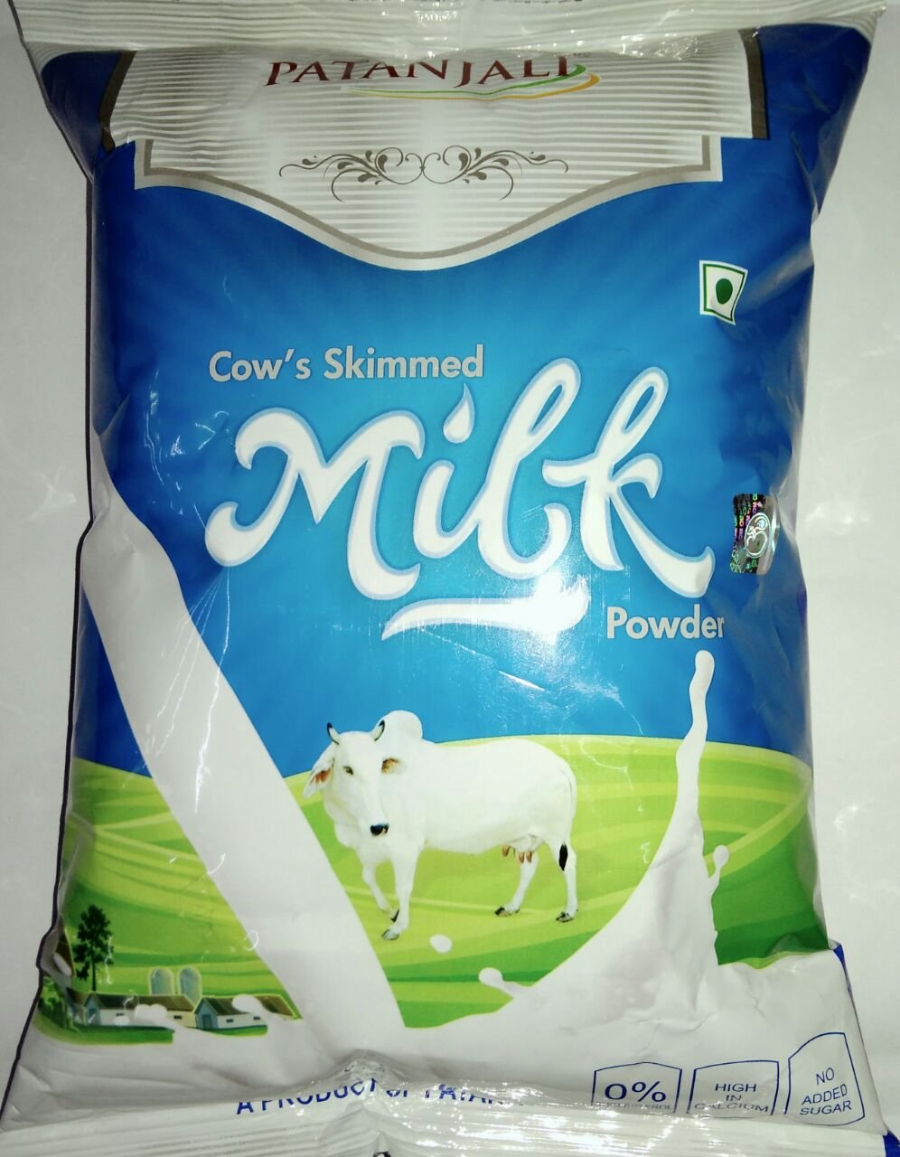 Patanjali Cow Skimmed Milk Powder, 500G