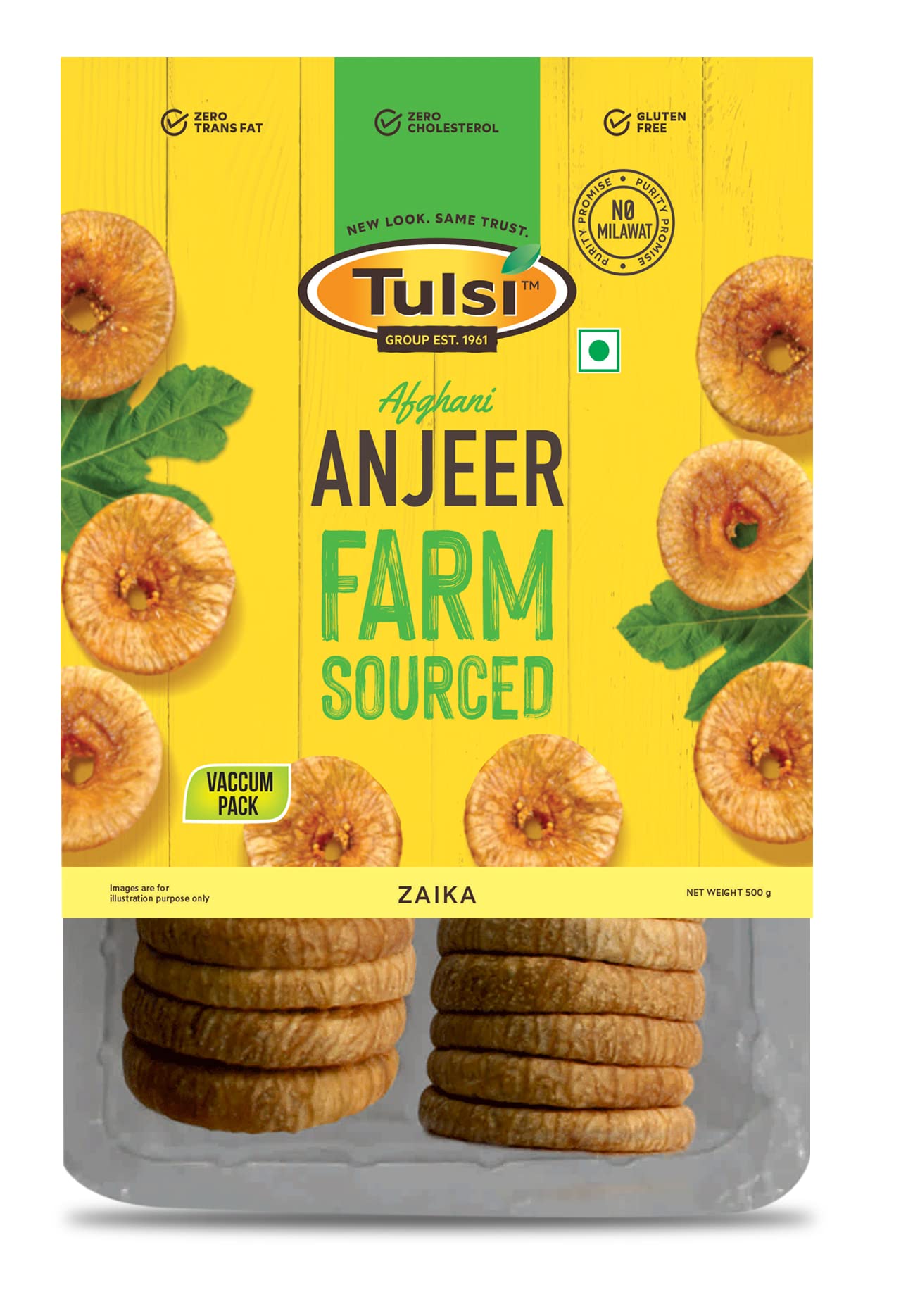 Tulsi Dry Figs Dried Anjeer Zaika 500 Gms